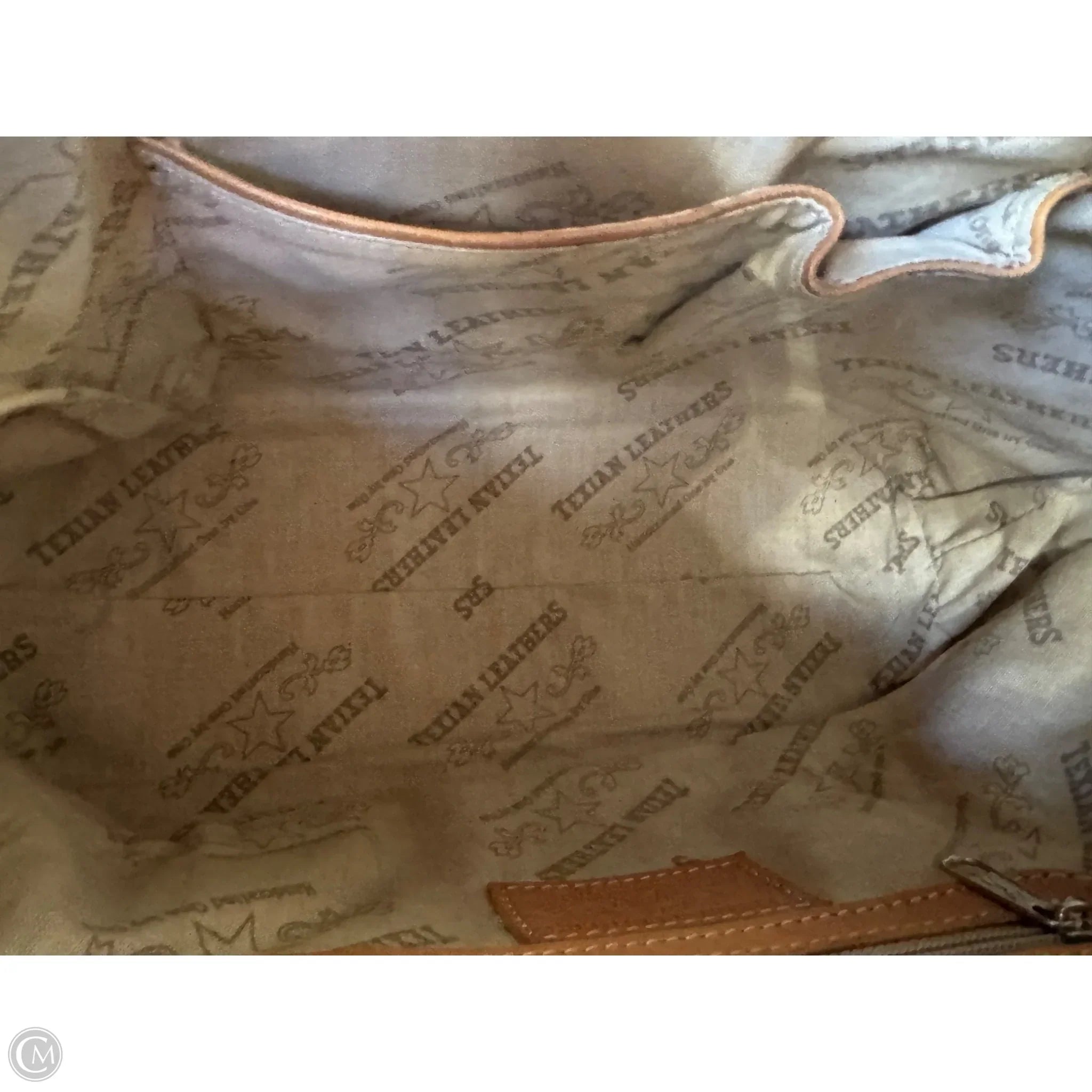 Handbag Leather By Cmb, Size: Large