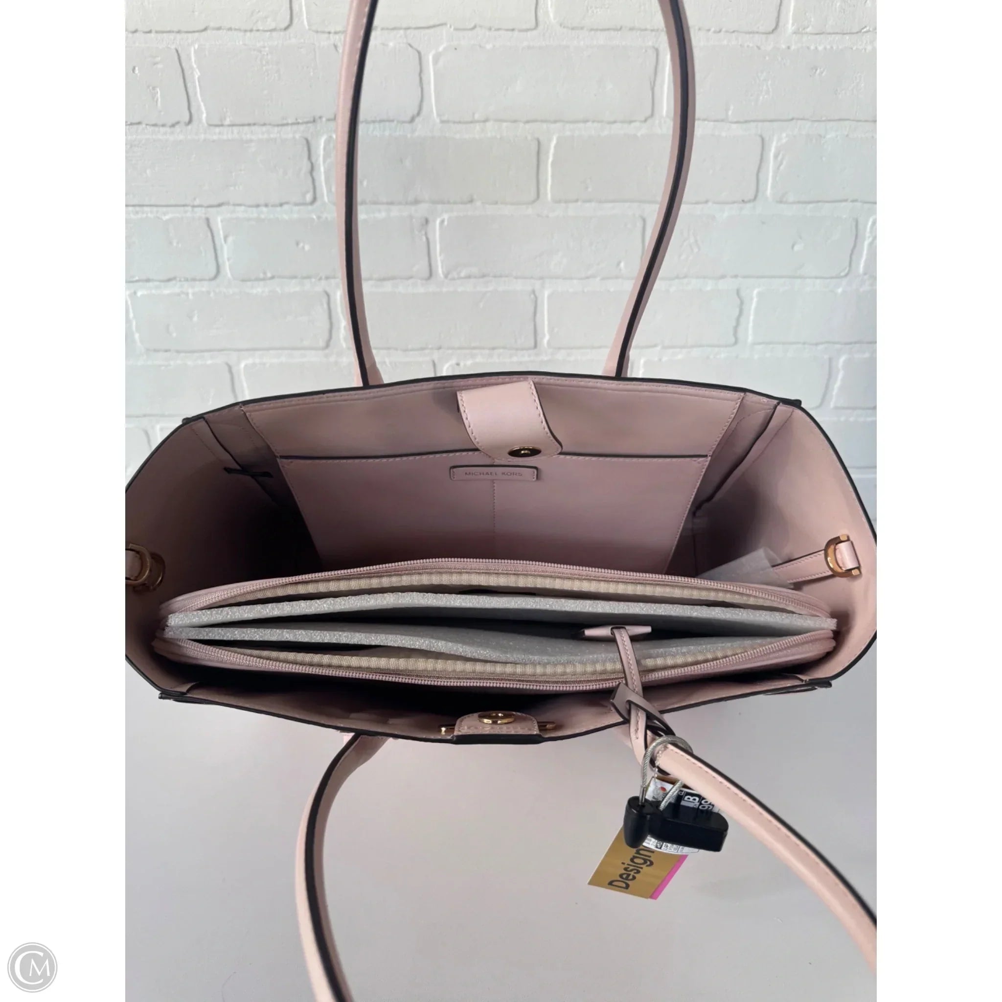 Laptop Bag Designer By Michael Kors, Size: Large