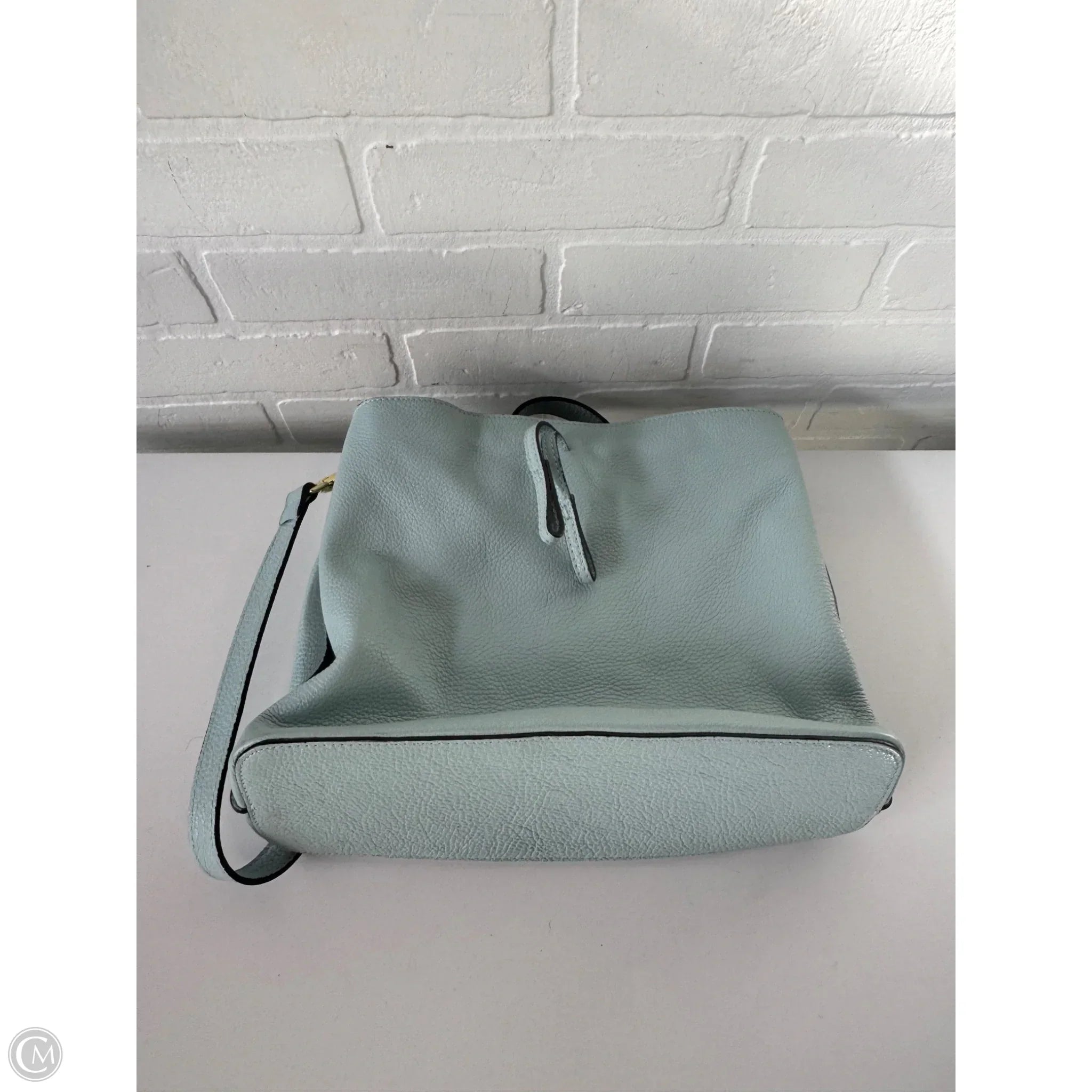 Handbag Leather By Clothes Mentor, Size: Medium