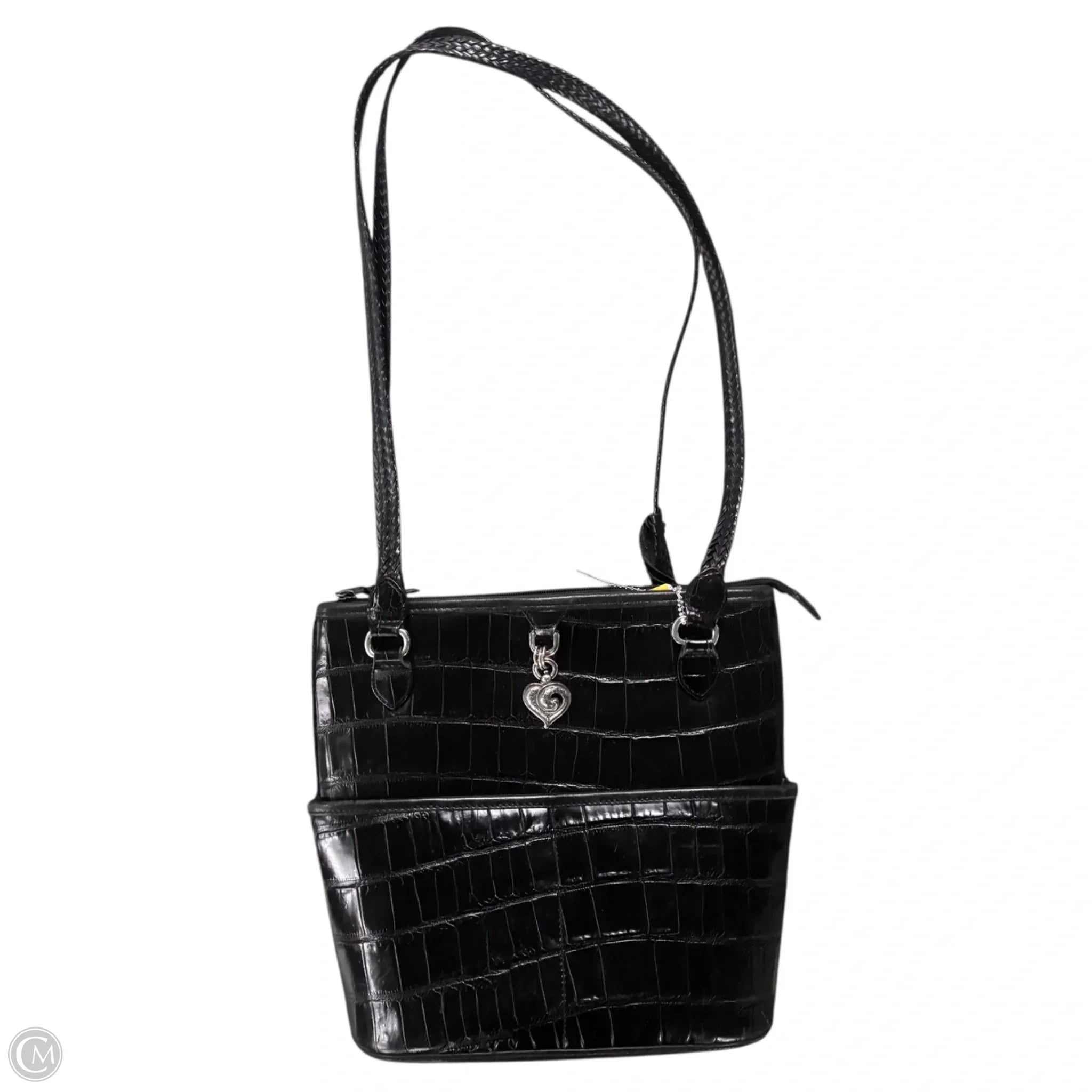 Handbag Leather By Brighton, Size: Medium
