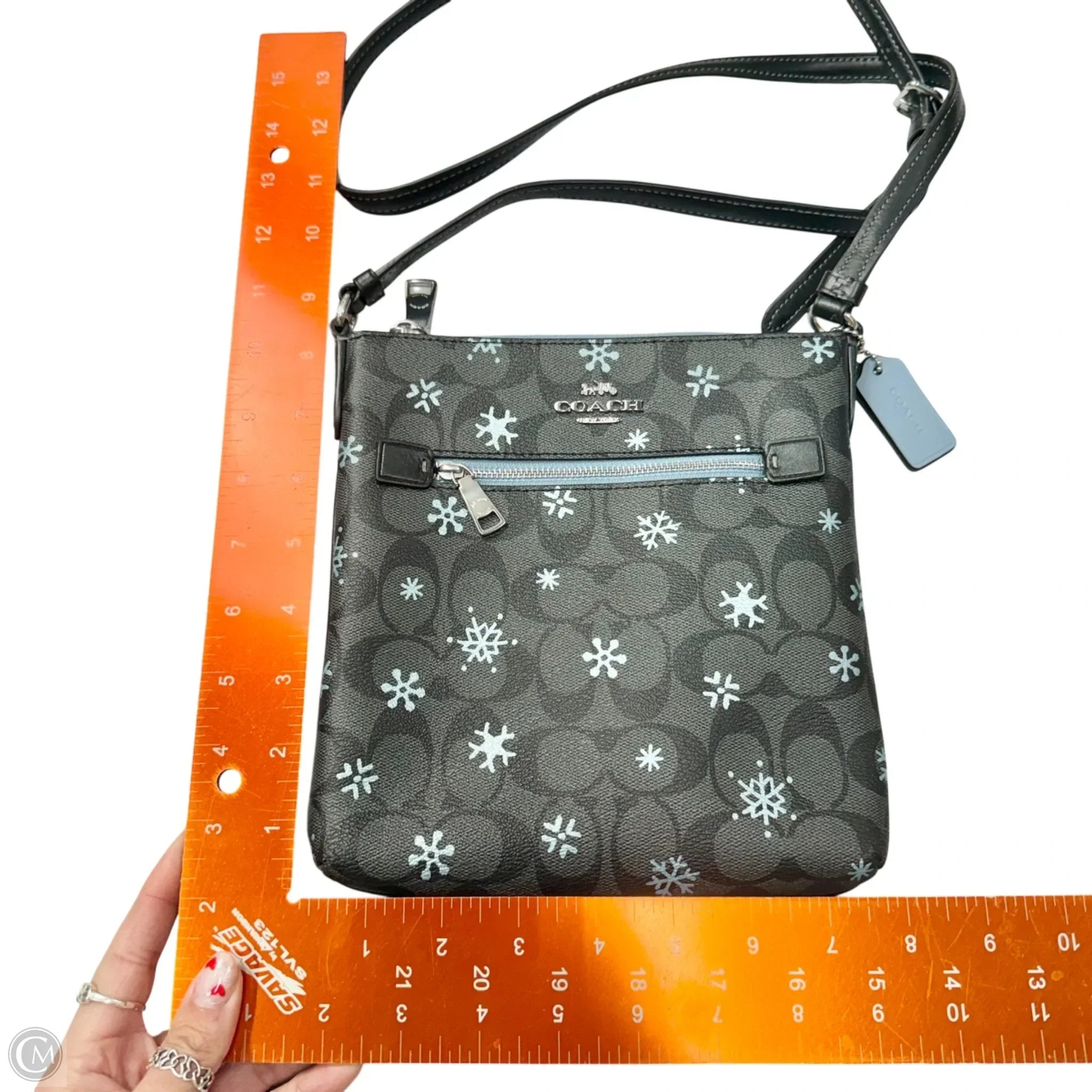 Crossbody Designer By Coach, Size: Large