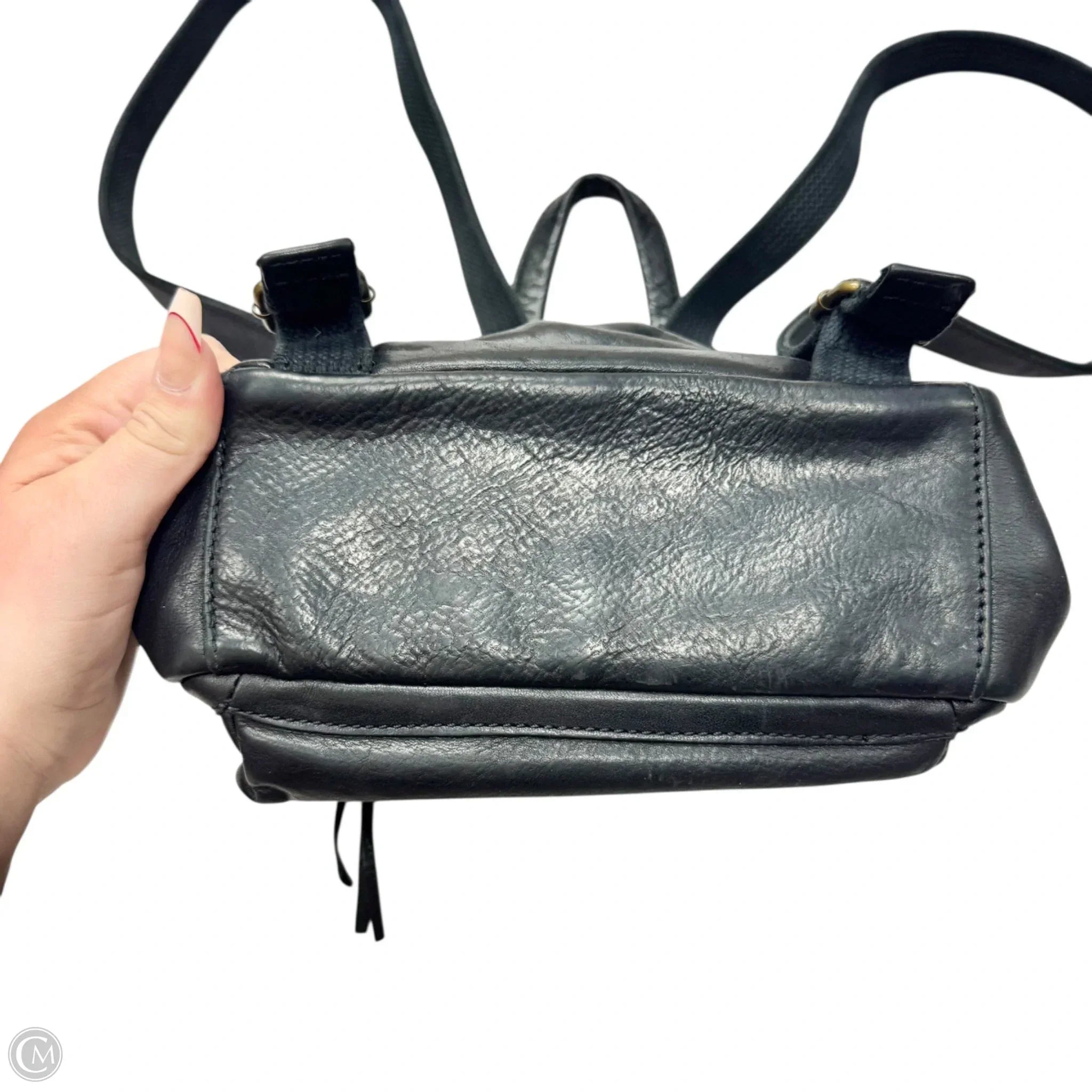 Backpack Leather By Madewell, Size: Small