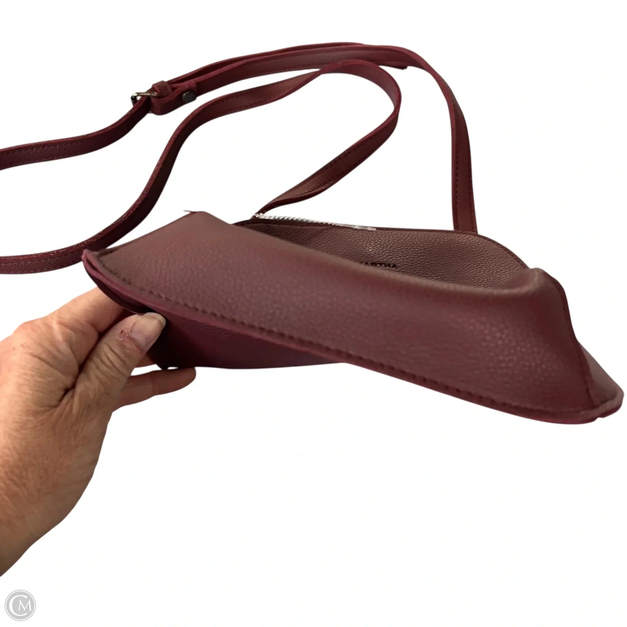 Crossbody Leather By Alice Martha, Size: Medium