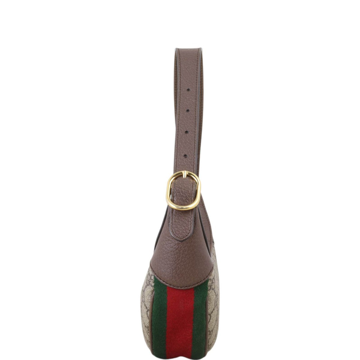 Gucci Ophidia GG Supreme Mini Crescent Shoulder Bag