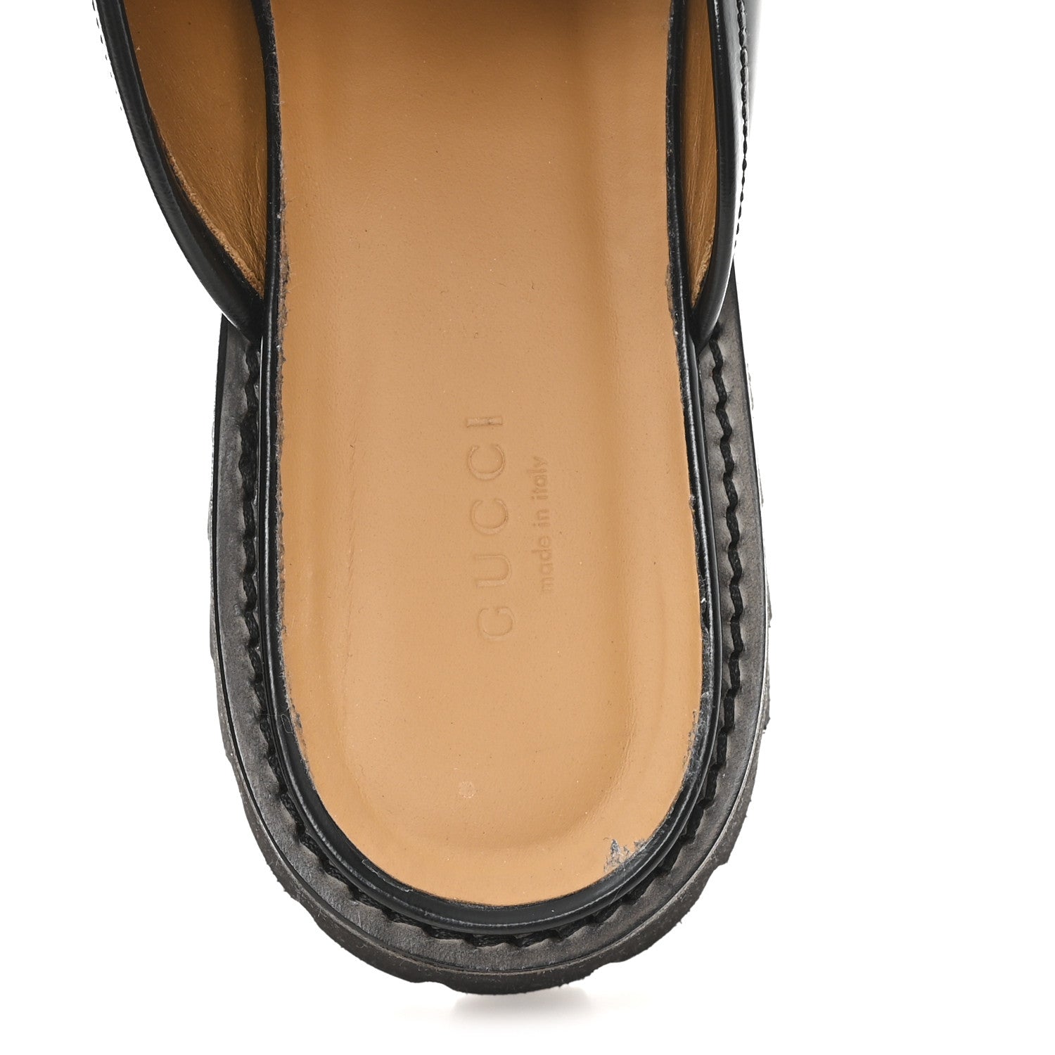 Magnum Calfskin Womens Horsebit Platform Mules 41 Black
