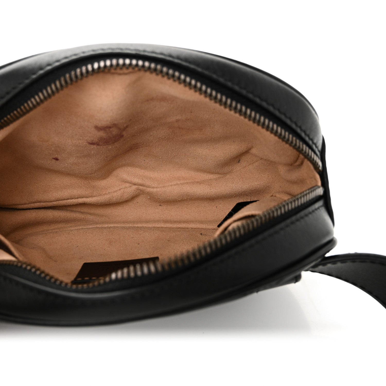 Calfskin Matelasse GG Marmont Belt Bag 85 34 Black