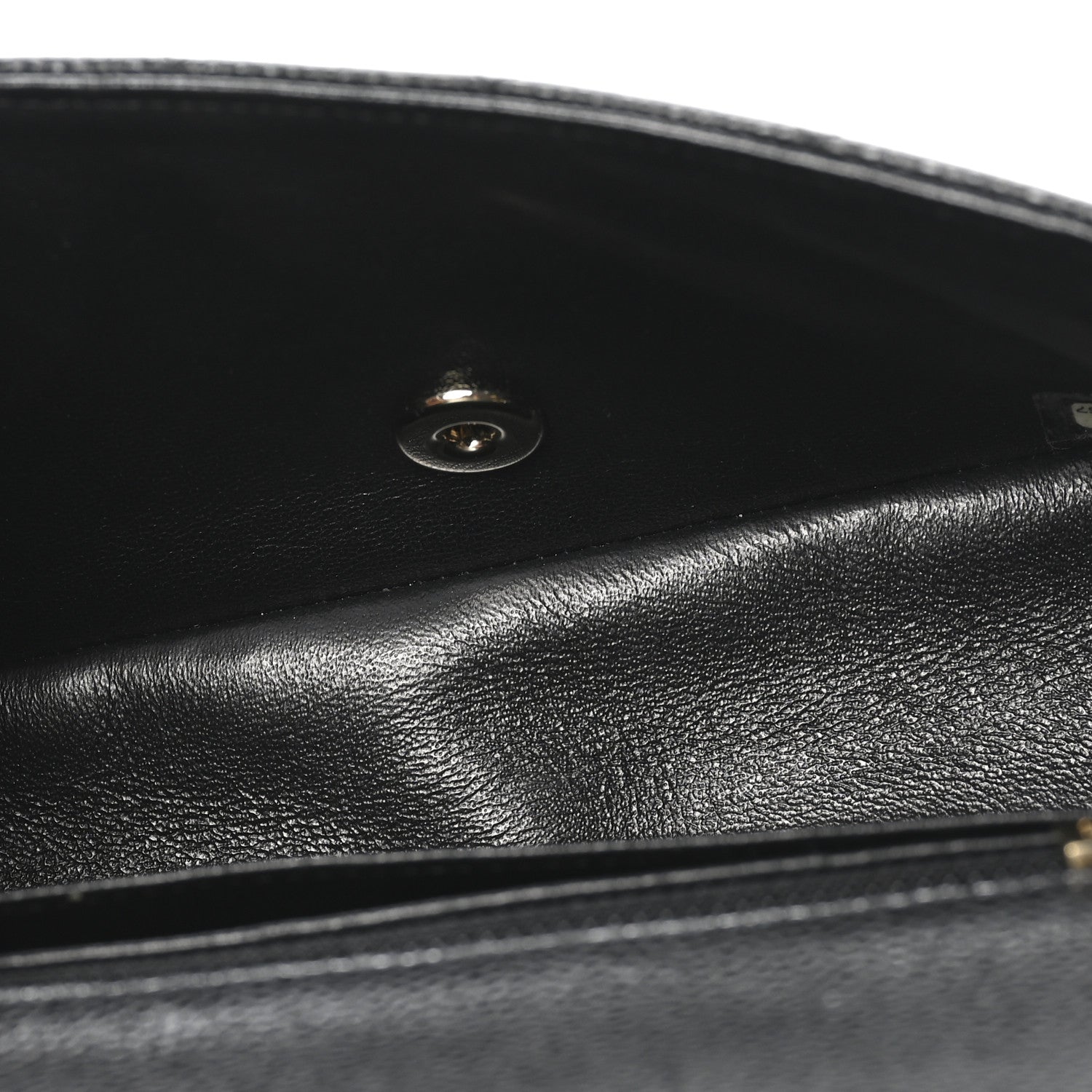 Caviar Quilted Mini Rectangular Flap Black