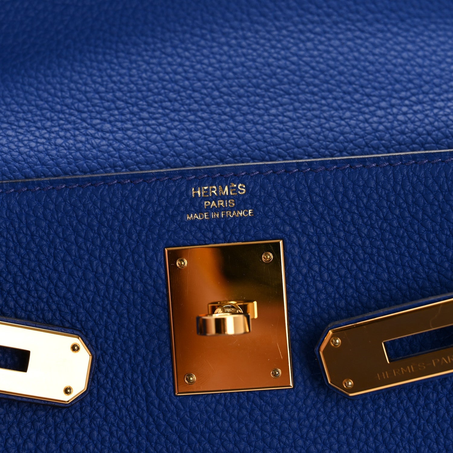 Togo Kelly Retourne 28 Bleu Royal