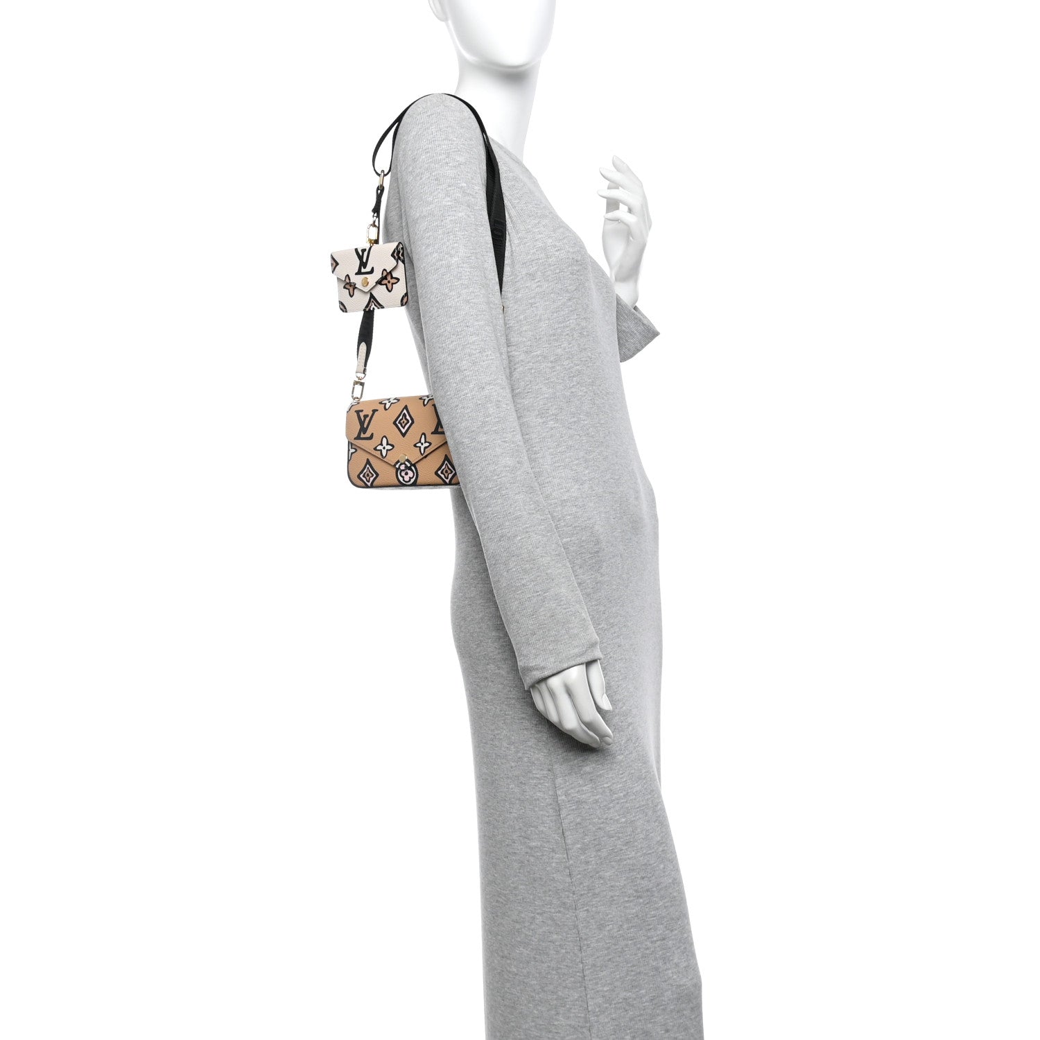 Monogram Wild At Heart Felicie Strap & Go Arizona Creme