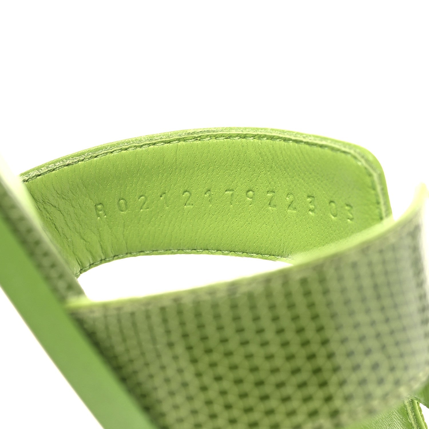 Lizard Oran Sandals 36.5 Vert Absinthe