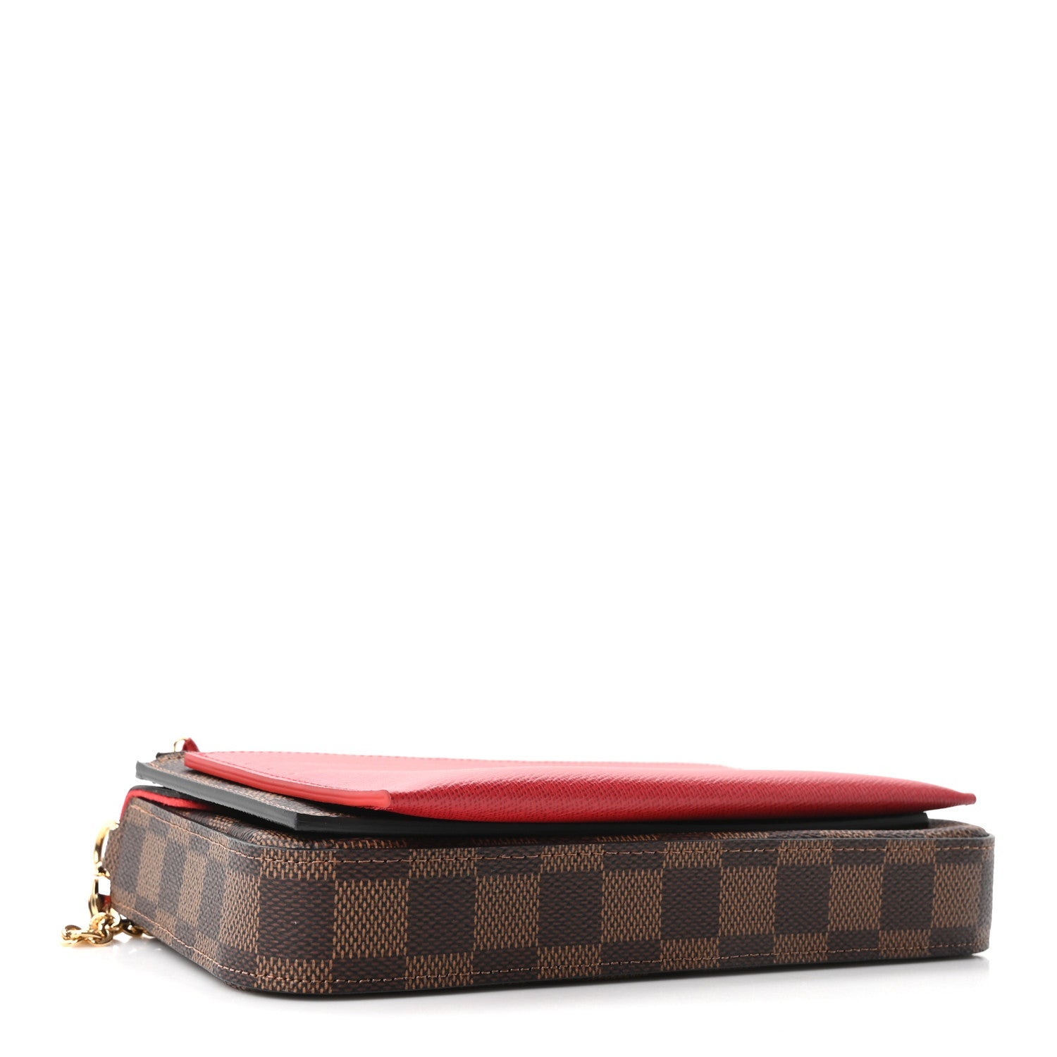 Damier Ebene Pochette Felicie Chain Wallet
