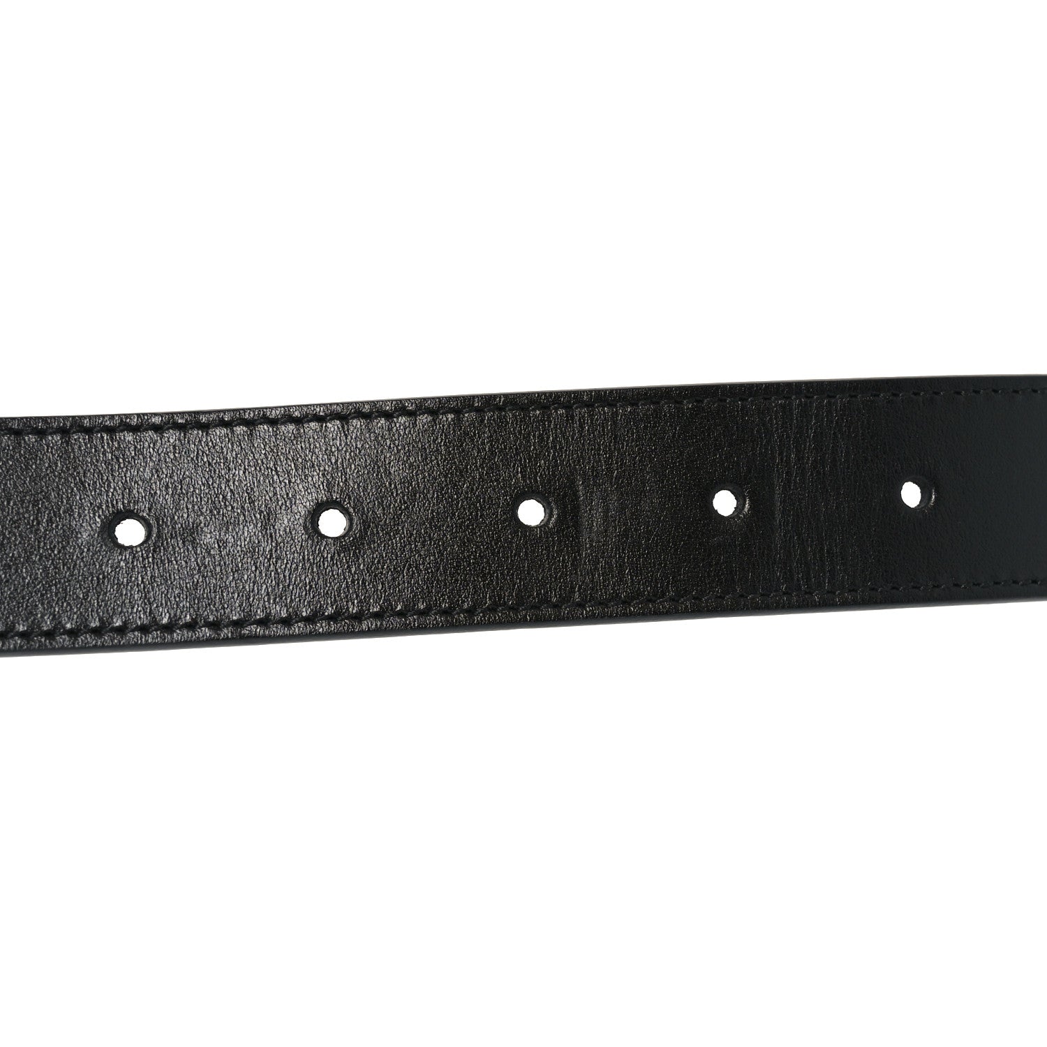 Plutone Calfskin Double G 30mm Belt 105 42 Black