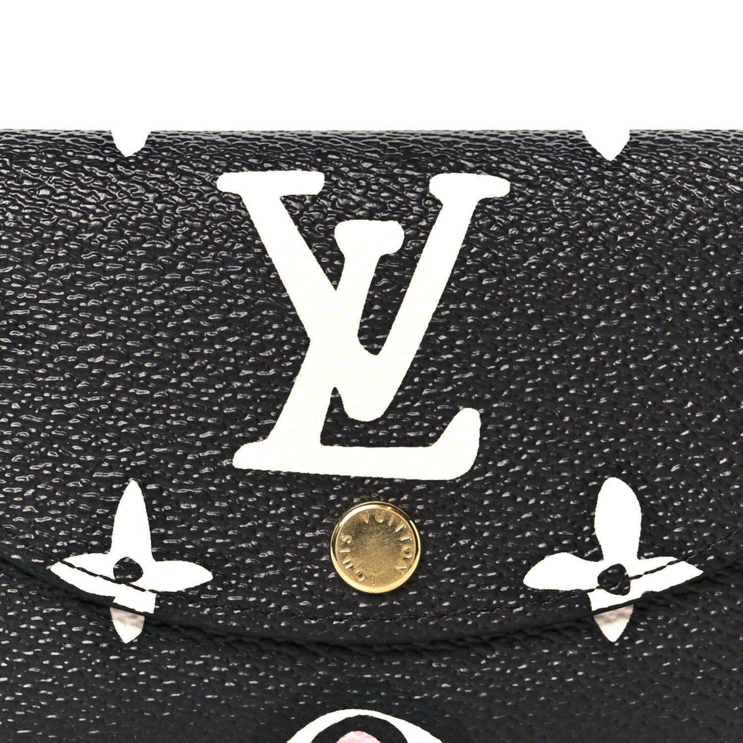 Monogram Giant Wild At Heart Rosalie Coin Purse Black