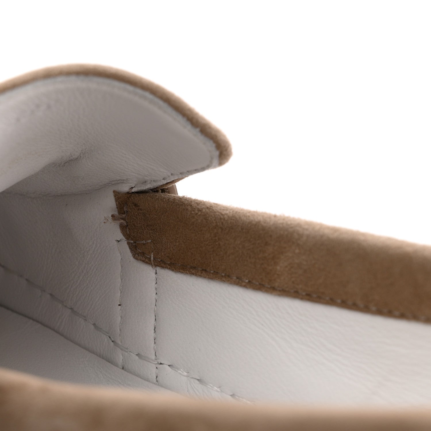 Suede Goatskin Game Slip On Sneakers 38.5 Etoupe