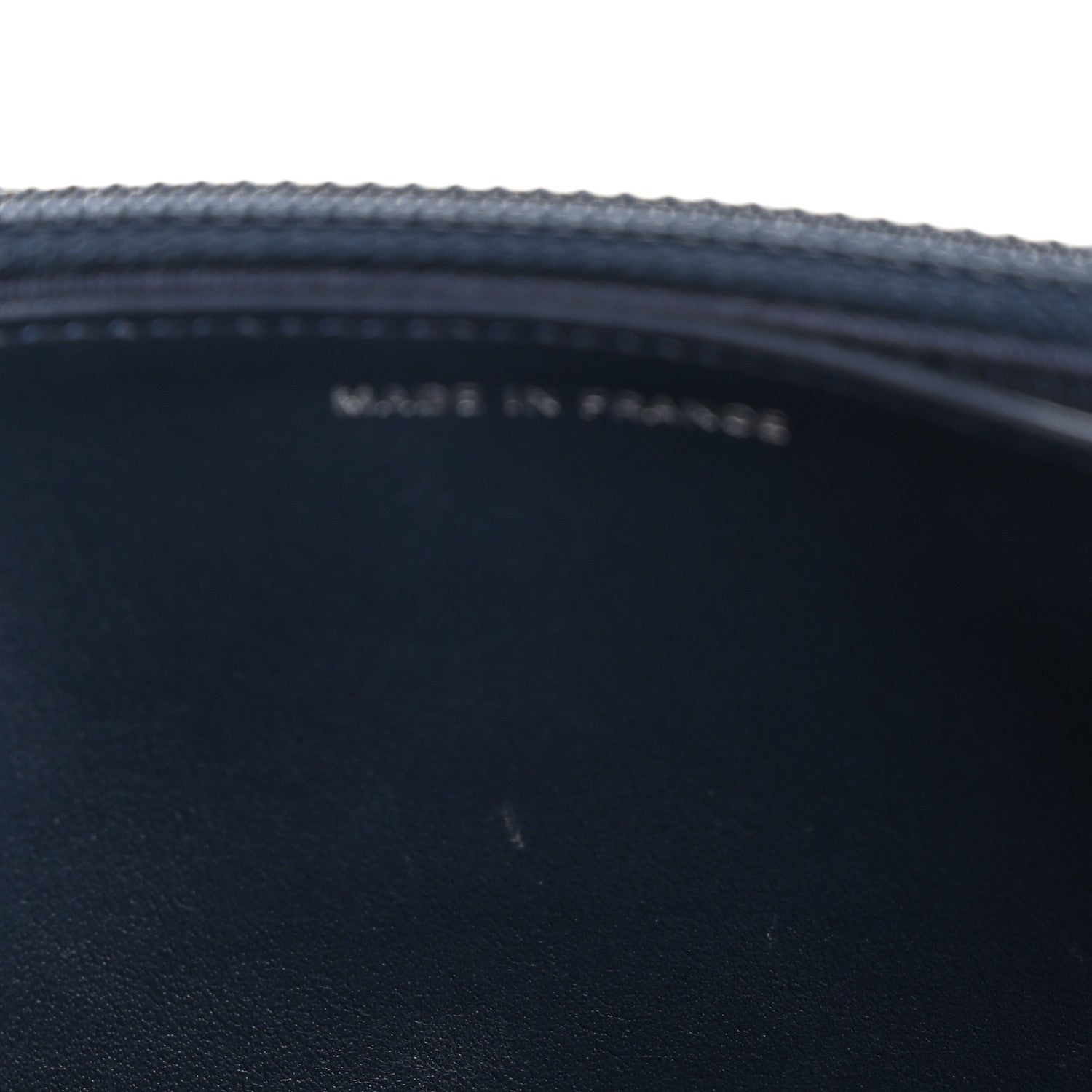 Caviar Quilted Wallet on Chain WOC Navy Blue