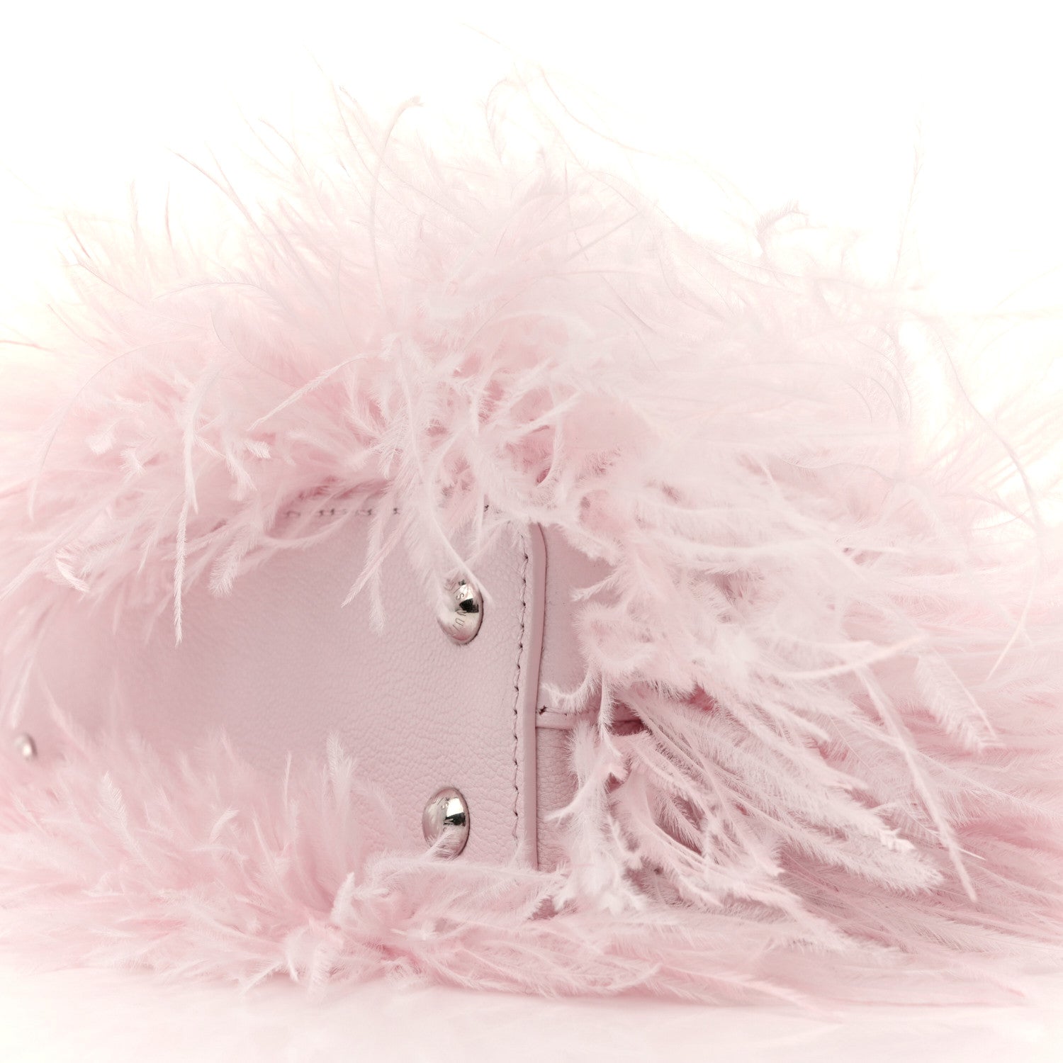 Ostrich Feather Capucines Mini Pink