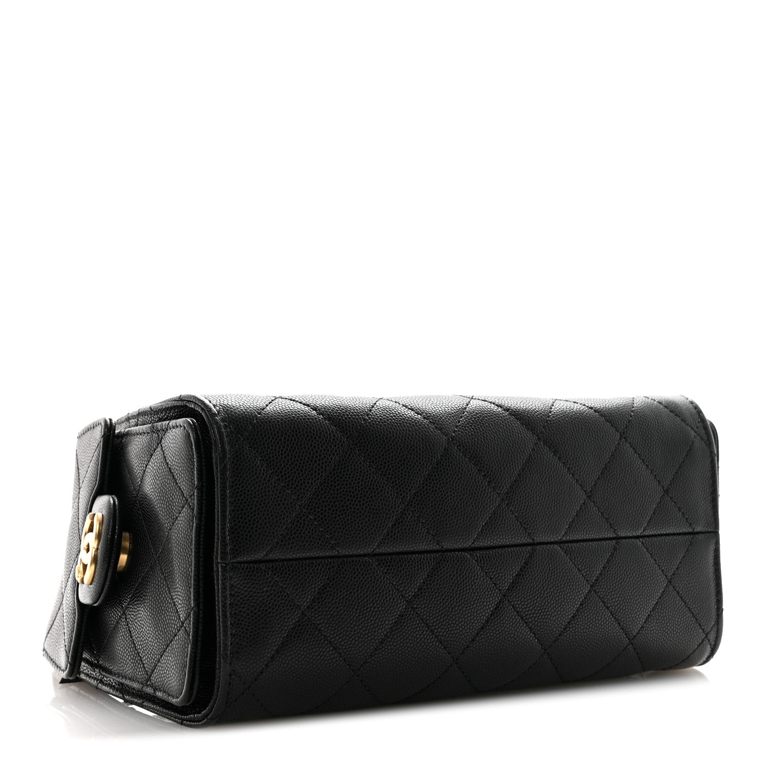 Caviar Quilted Mini Chanel 25 Handbag Black