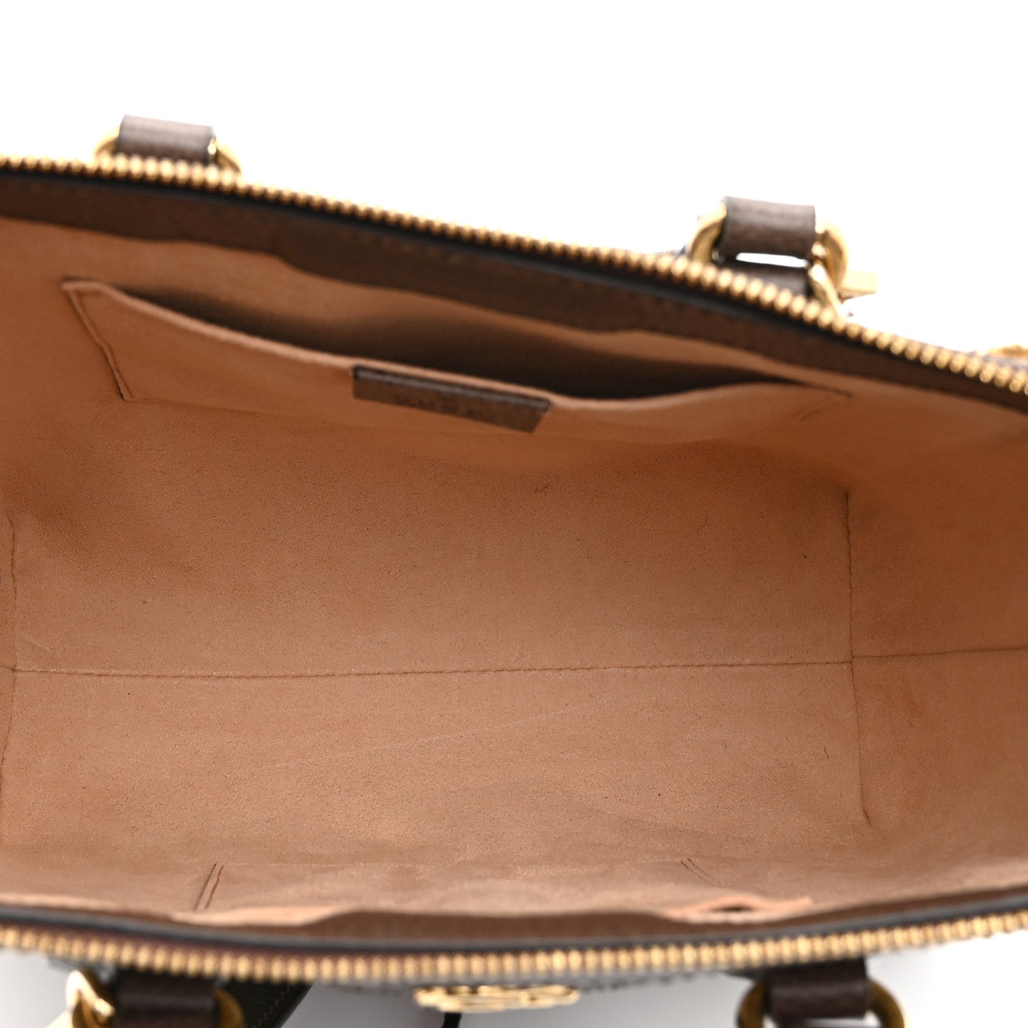 GG Supreme Monogram Small Ophidia Tote Bag Brown