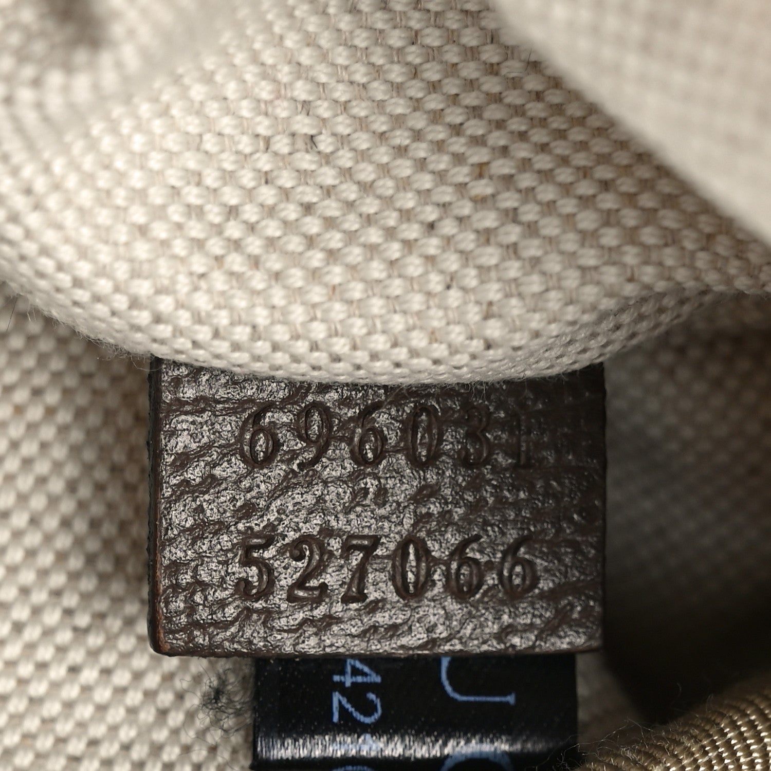 Monogram Jumbo GG Textured Dollar Calfskin Web Belt Bag Camel Ebony New Acero