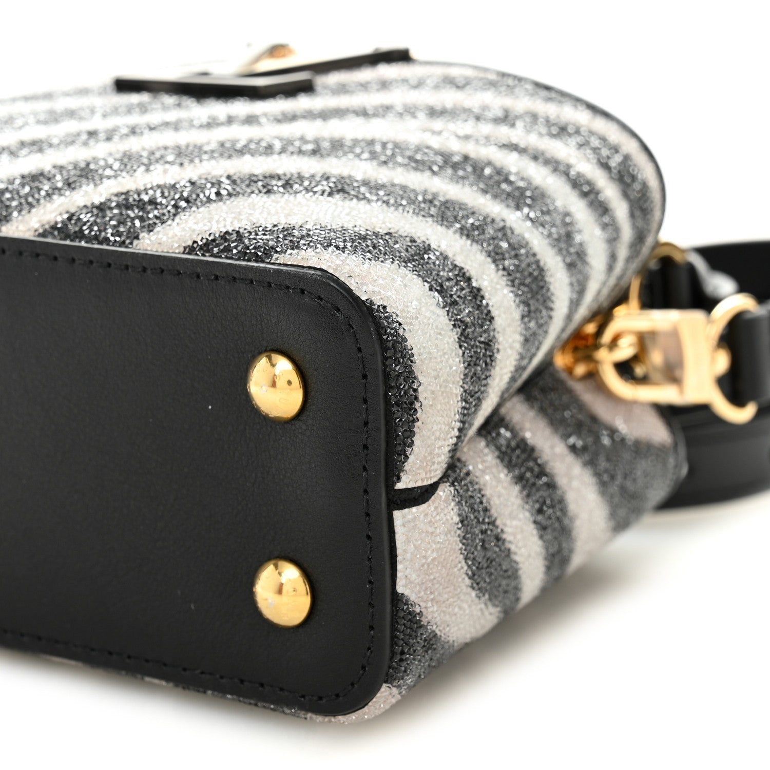 Swarovski Calfskin Capucines Mini Zebra