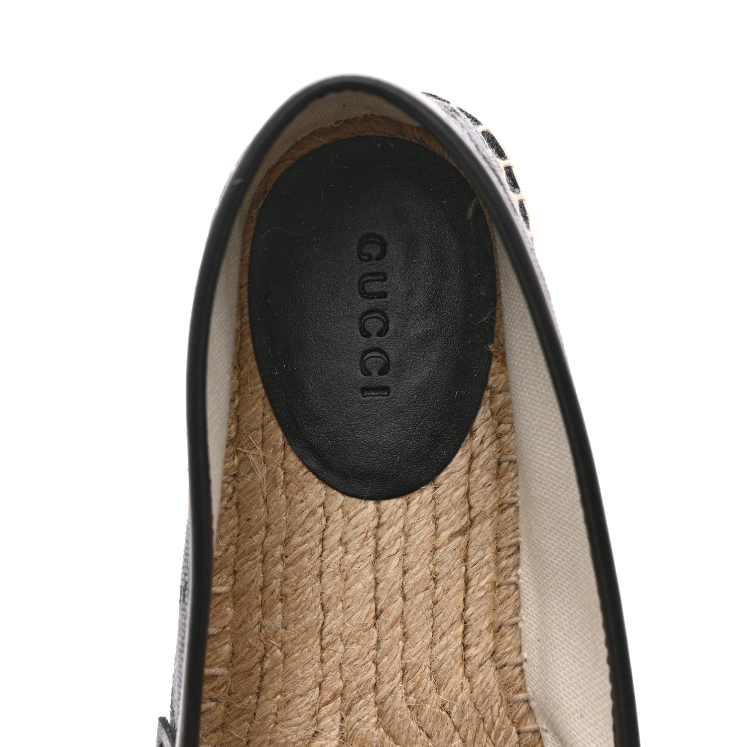 Monogram Espadrilles 37 Black