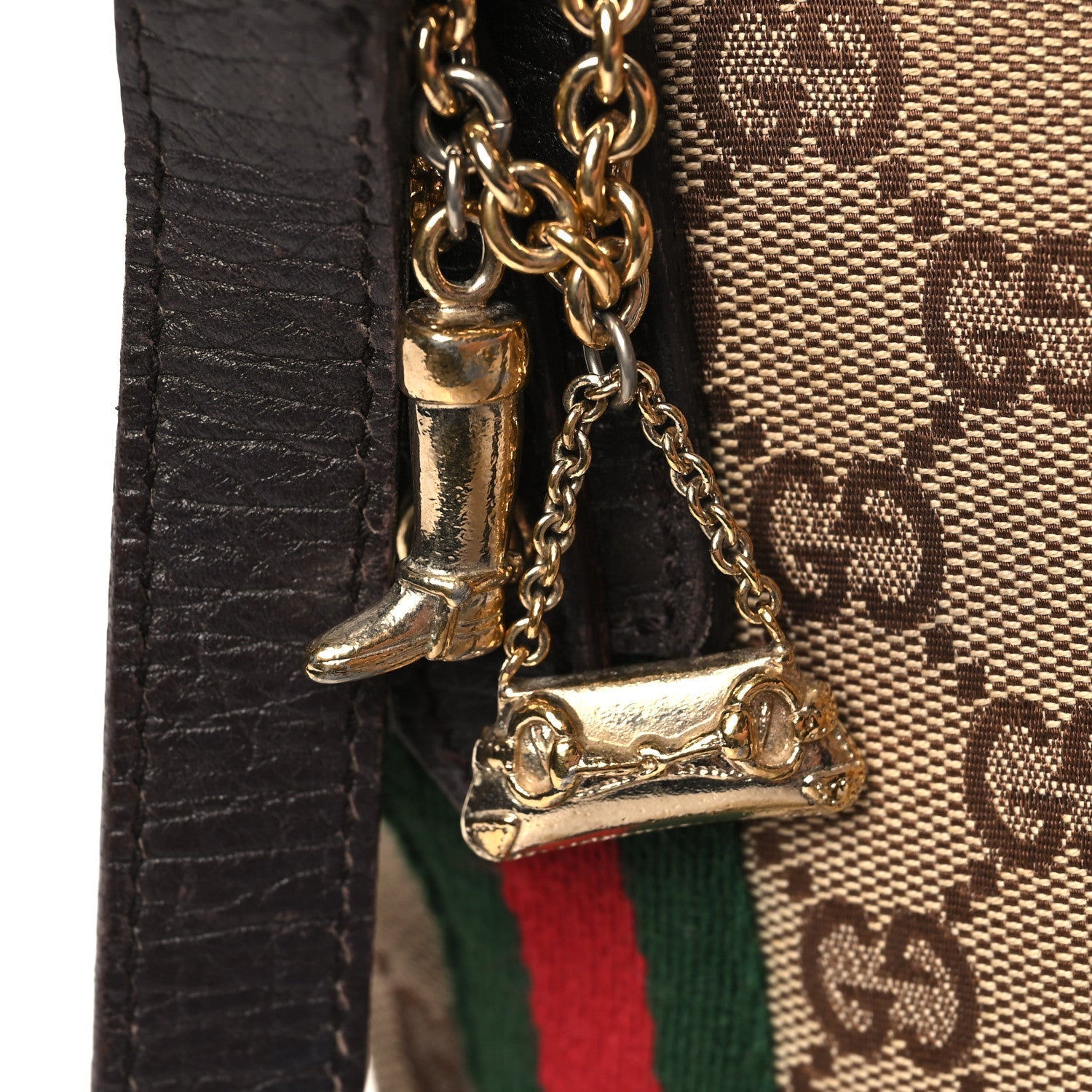 Monogram Web Jolicoeur Charms Messenger Dark Brown