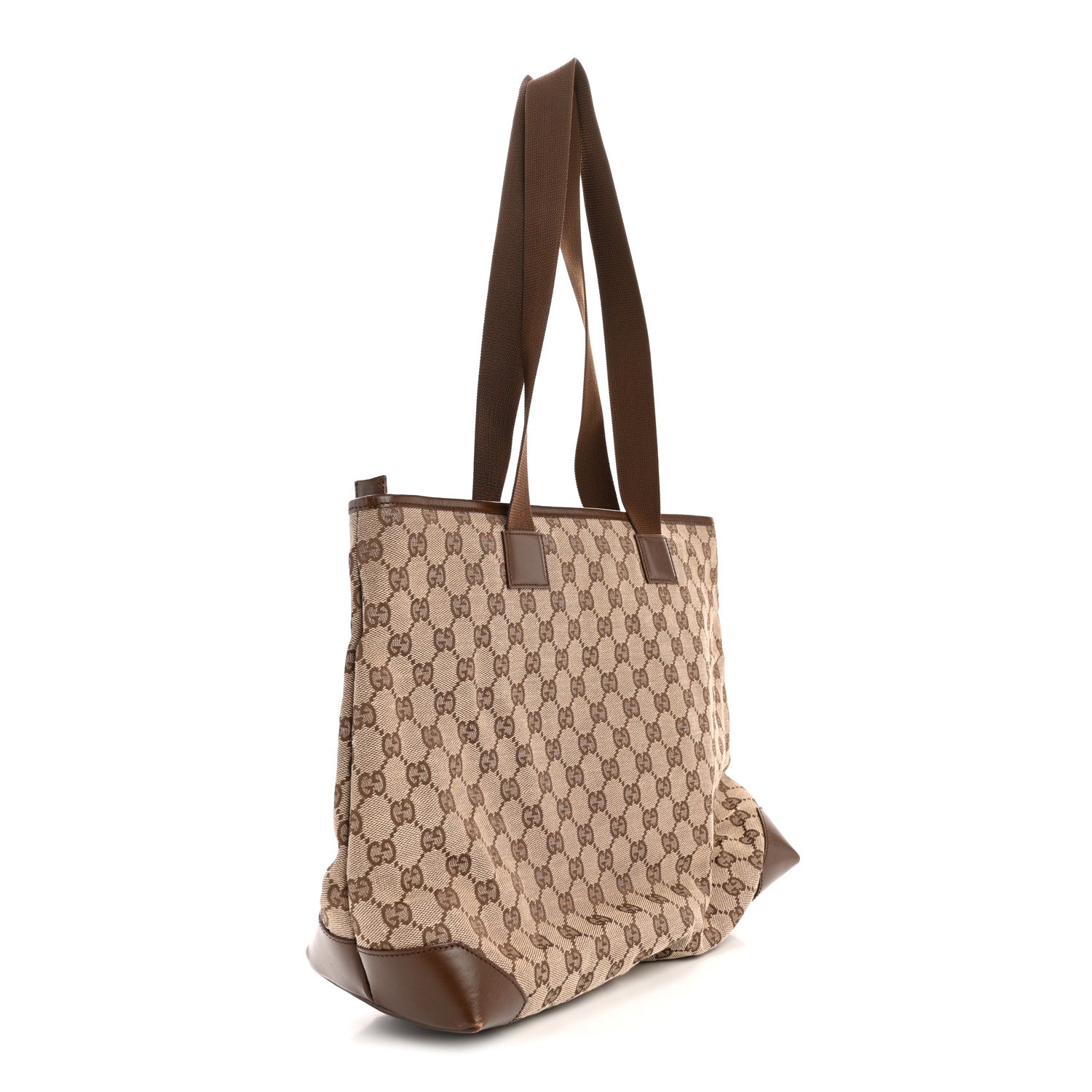 Monogram Tote Bag Brown