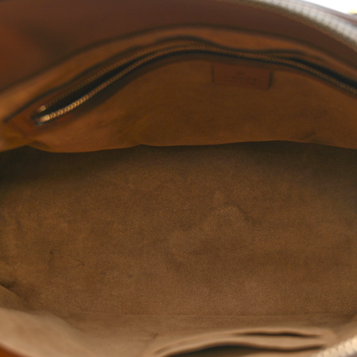 GG Supreme Monogram Small Zip Top Tote Beige Tuscany