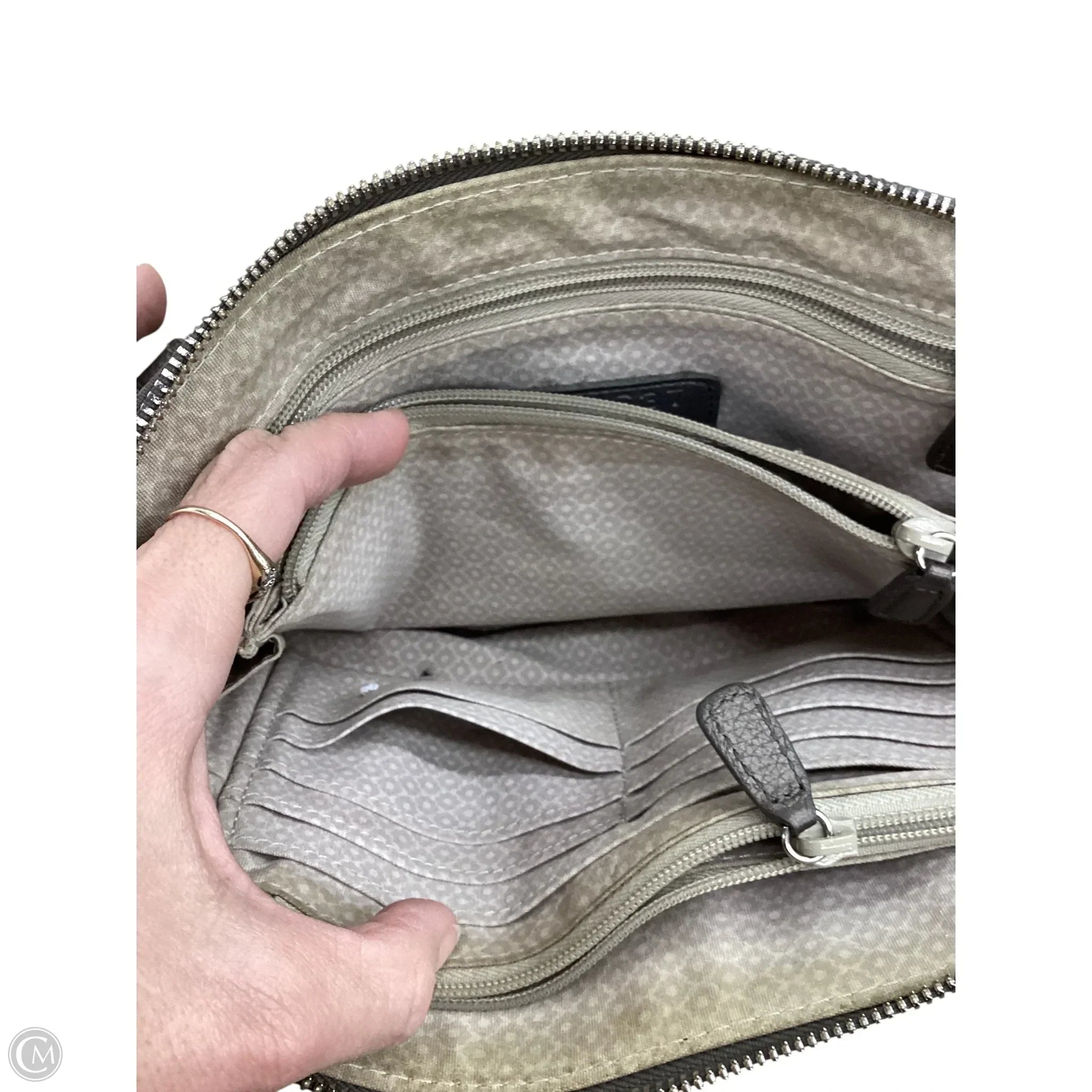 Crossbody Leather By Brighton, Size: Small
