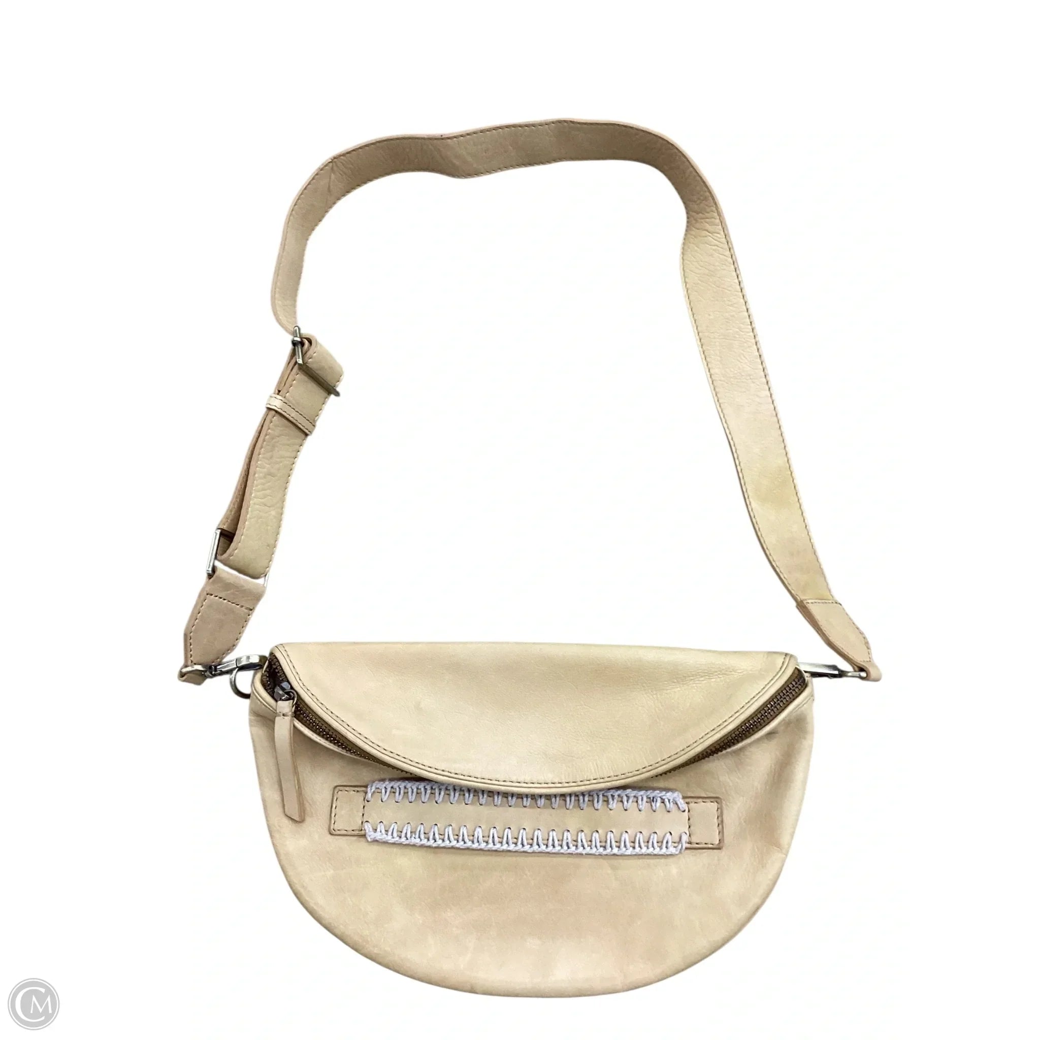 Crossbody Leather By Cmb, Size: Medium