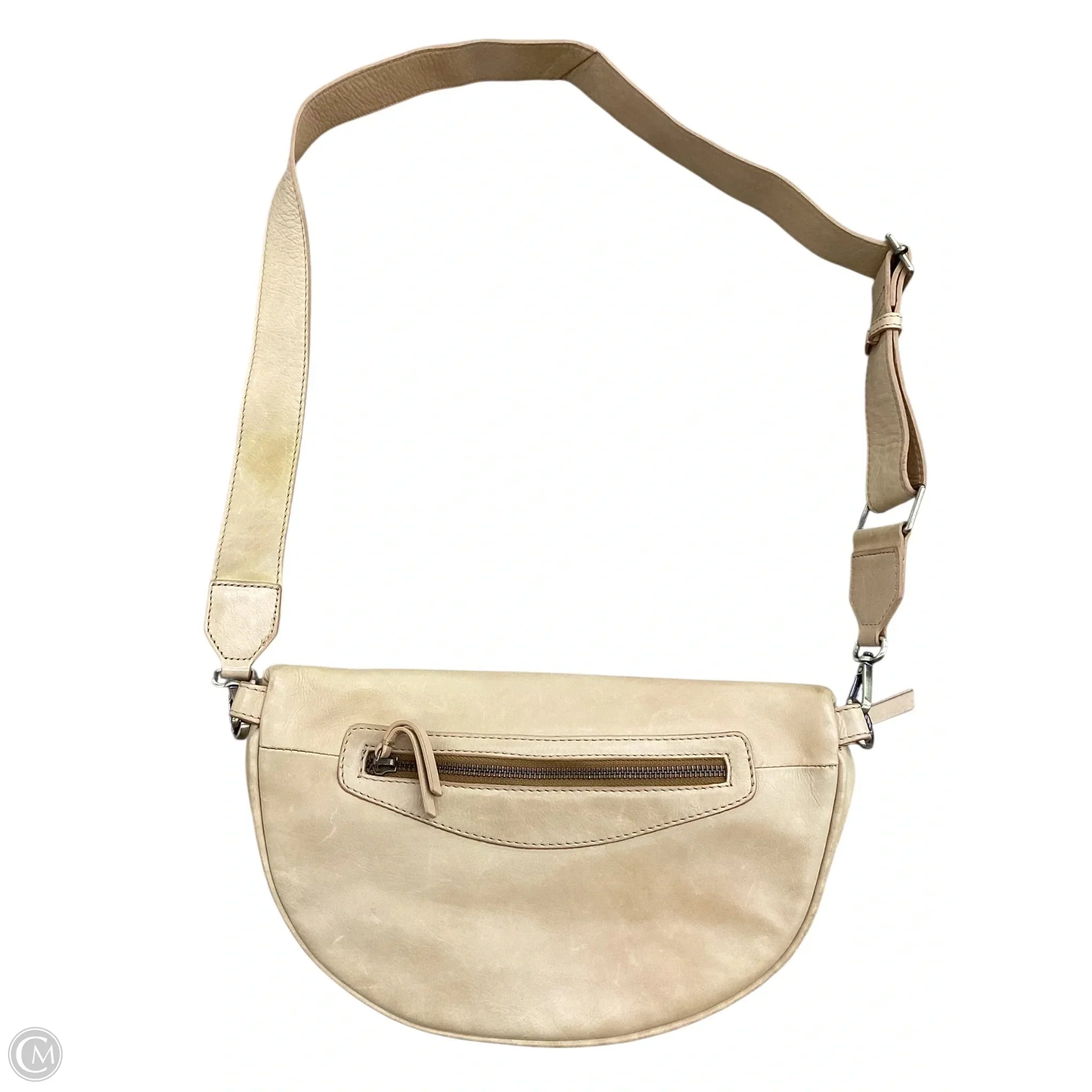 Crossbody Leather By Cmb, Size: Medium
