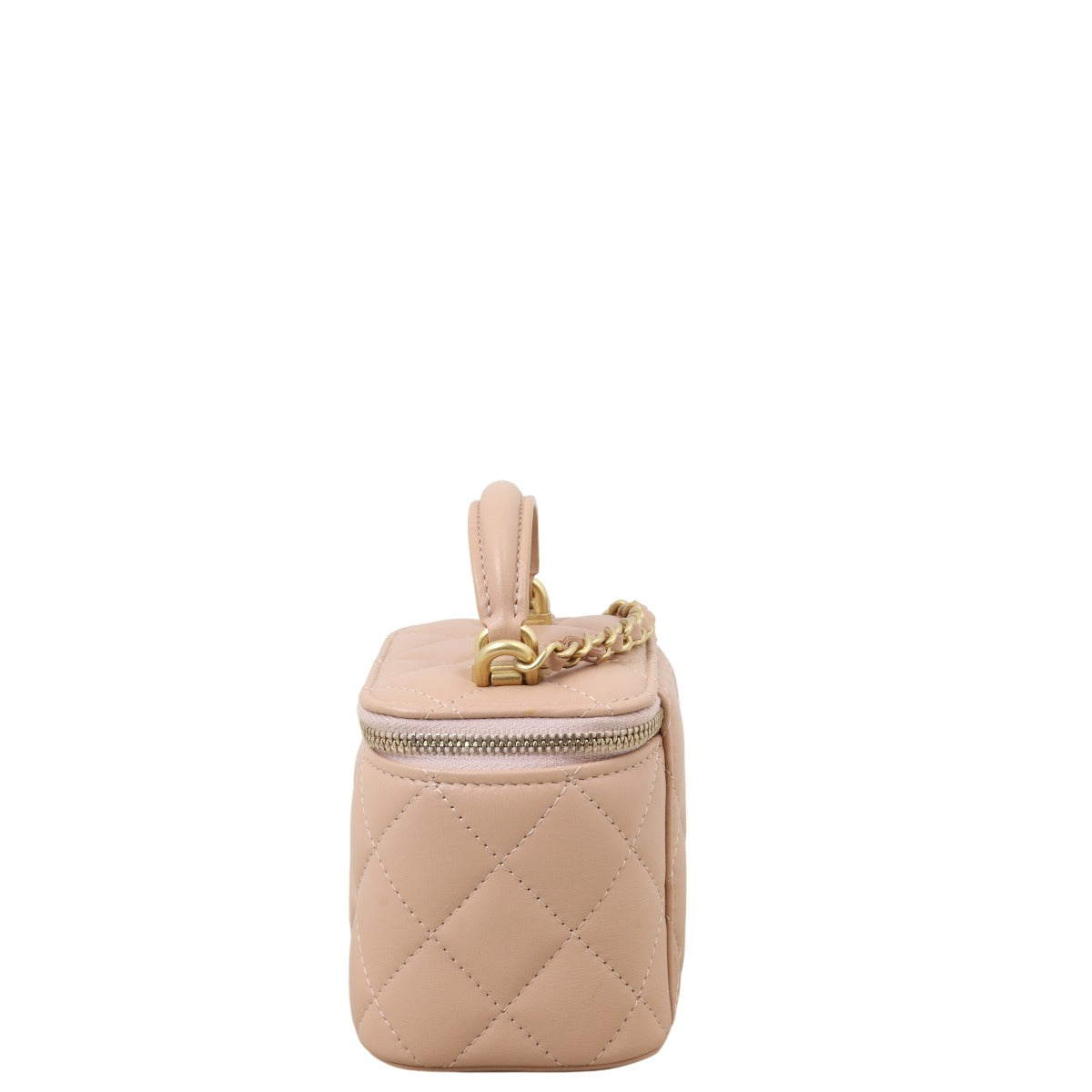 Chanel Top Handle Vanity Case Chain Bag Mini