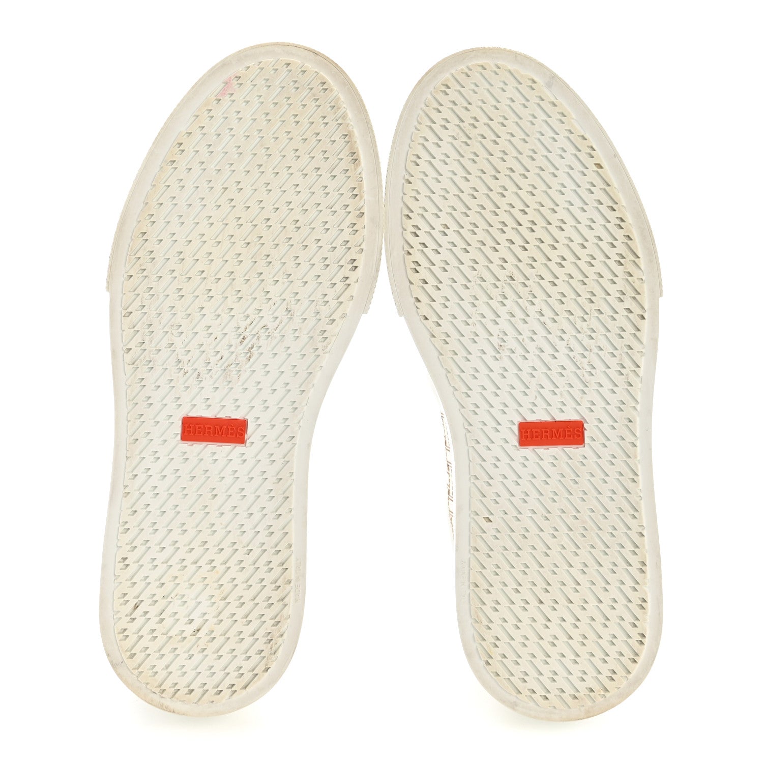 Calfskin Perforated Mosaic Day Sneakers 37.5 White