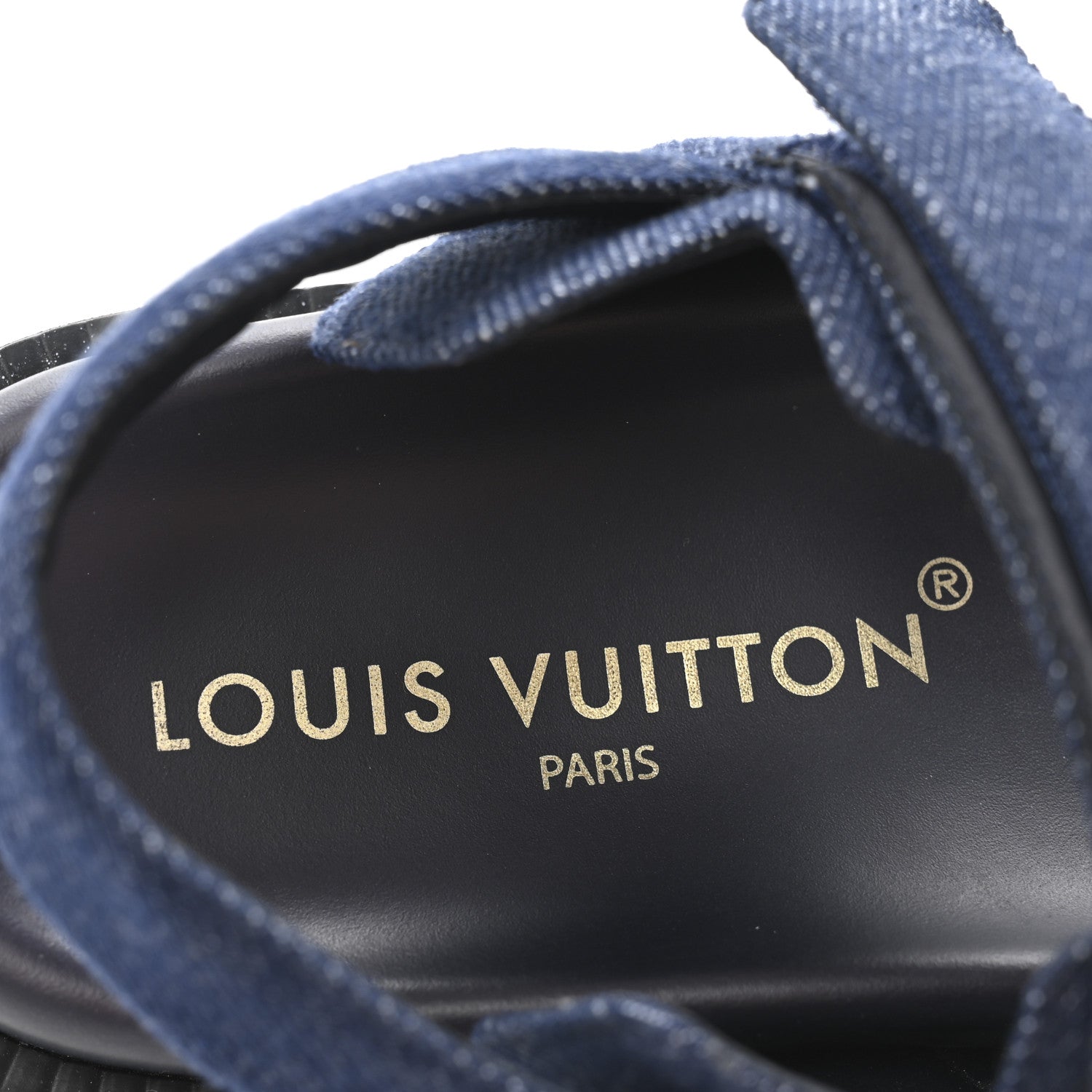 Denim Sunset Comfort Flat Sandals 37.5 Blue