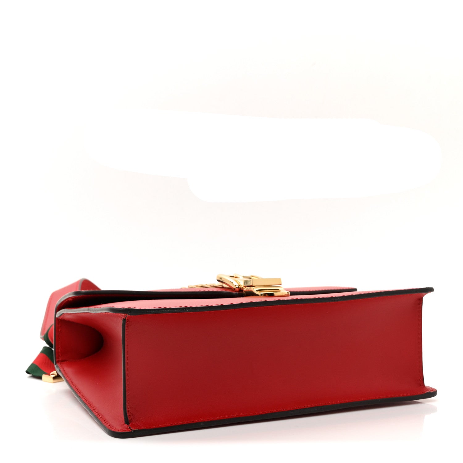 Calfskin Small Sylvie Shoulder Bag Hibiscus Red