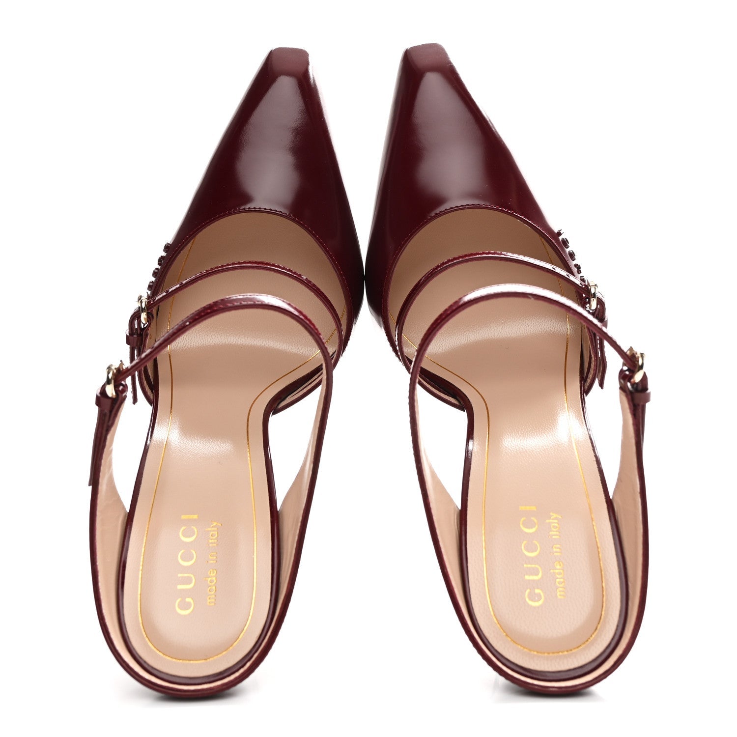 Regent Calfskin Wedge Mules 39 Rosso Ancora