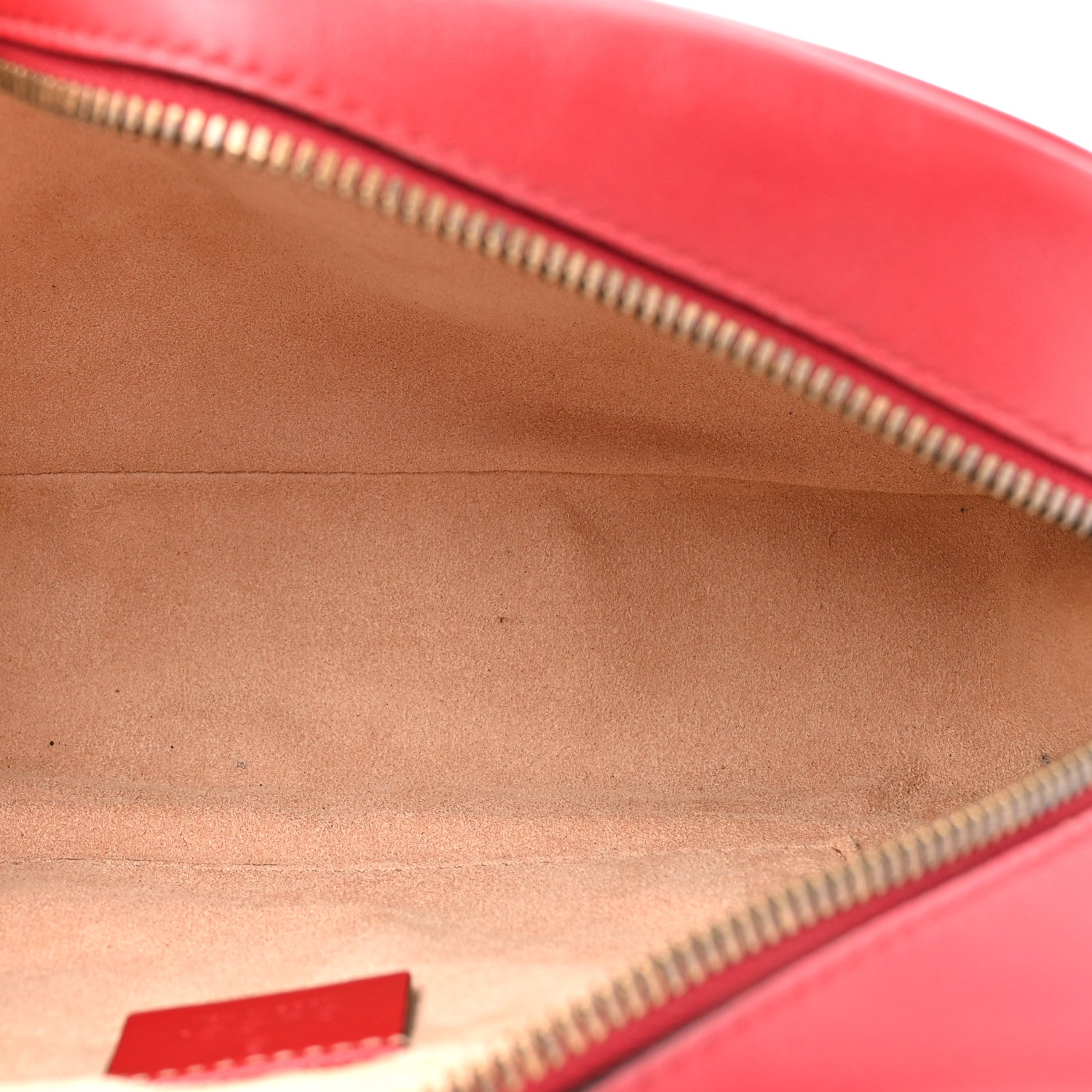 Calfskin Matelasse Small GG Marmont Chain Shoulder Bag Hibiscus Red