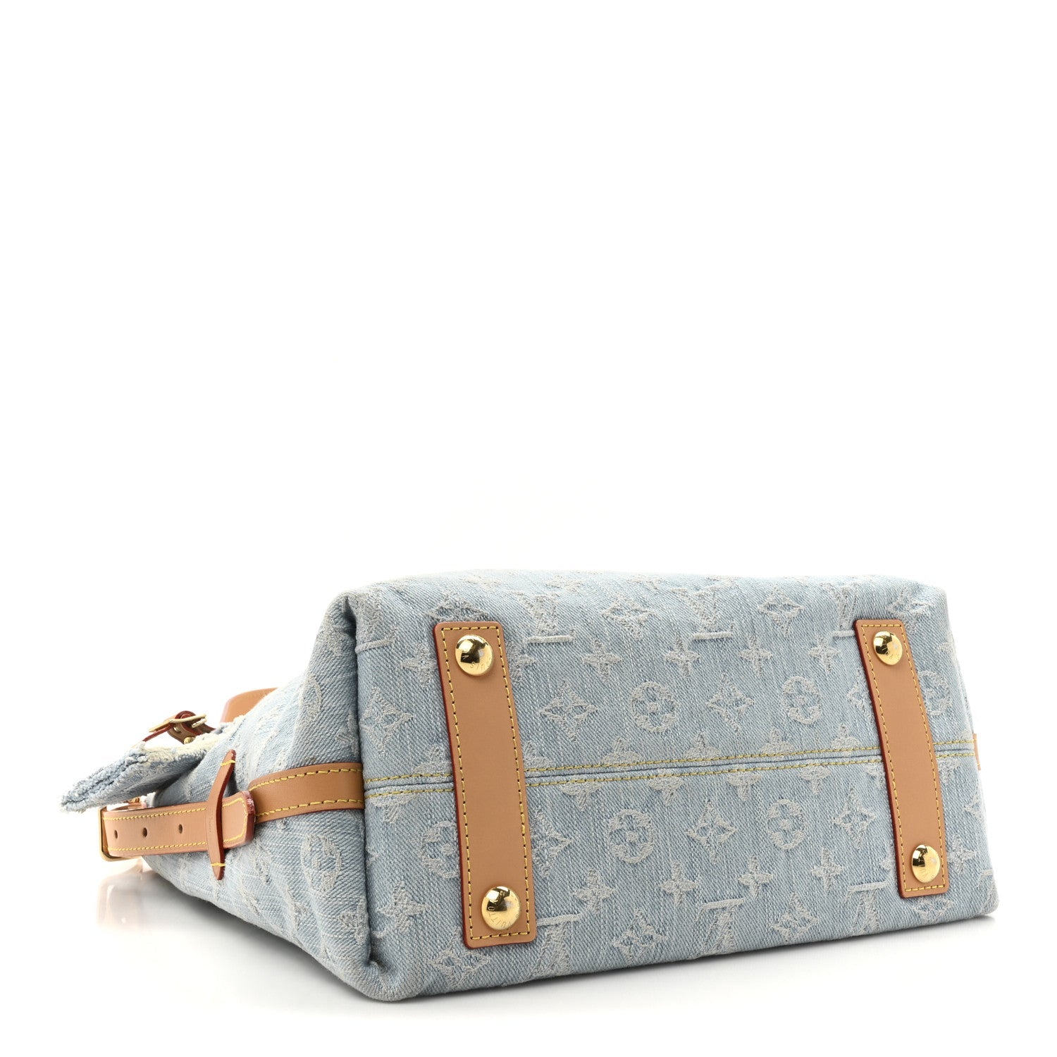 Monogram Denim CarryAll PM Sky Blue