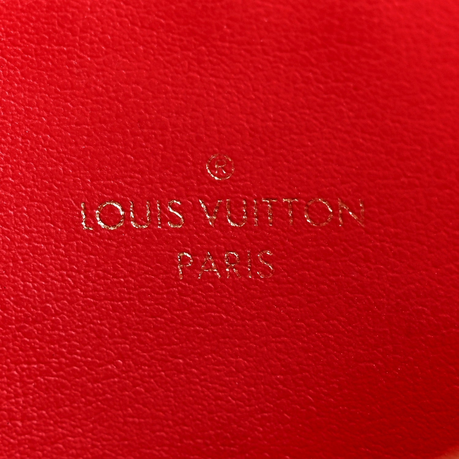 Empreinte Felicie Chain Wallet Zippered Insert Cherry