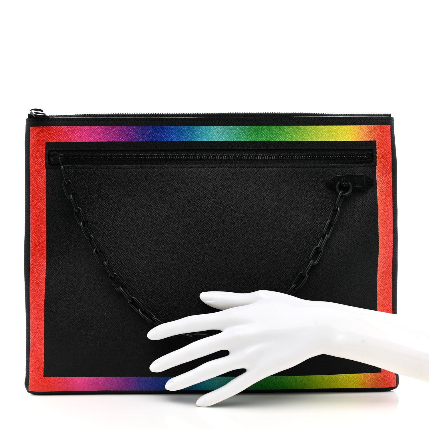 Taiga Rainbow Pochette A4 Black