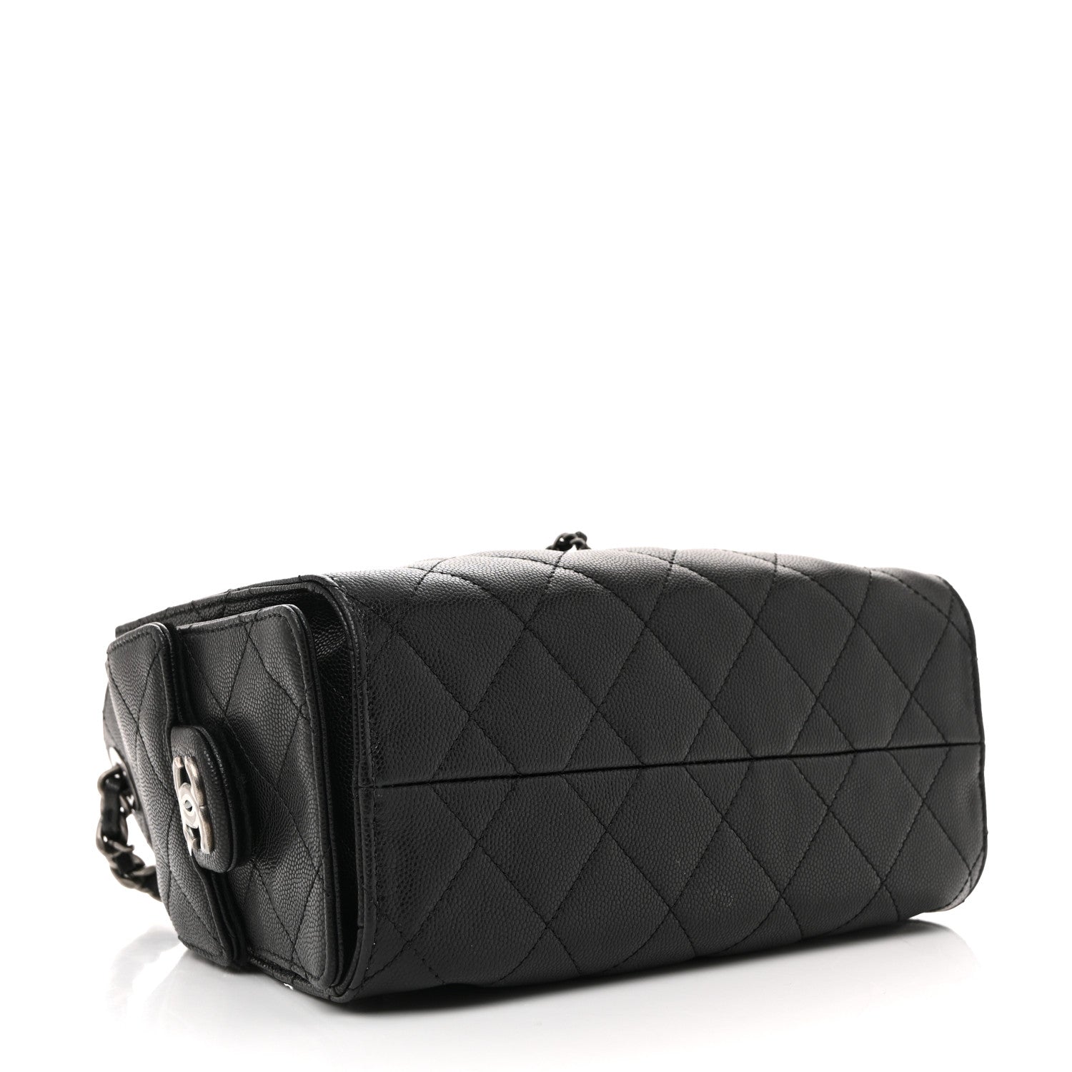 Caviar Quilted Mini Chanel 25 Handbag Black