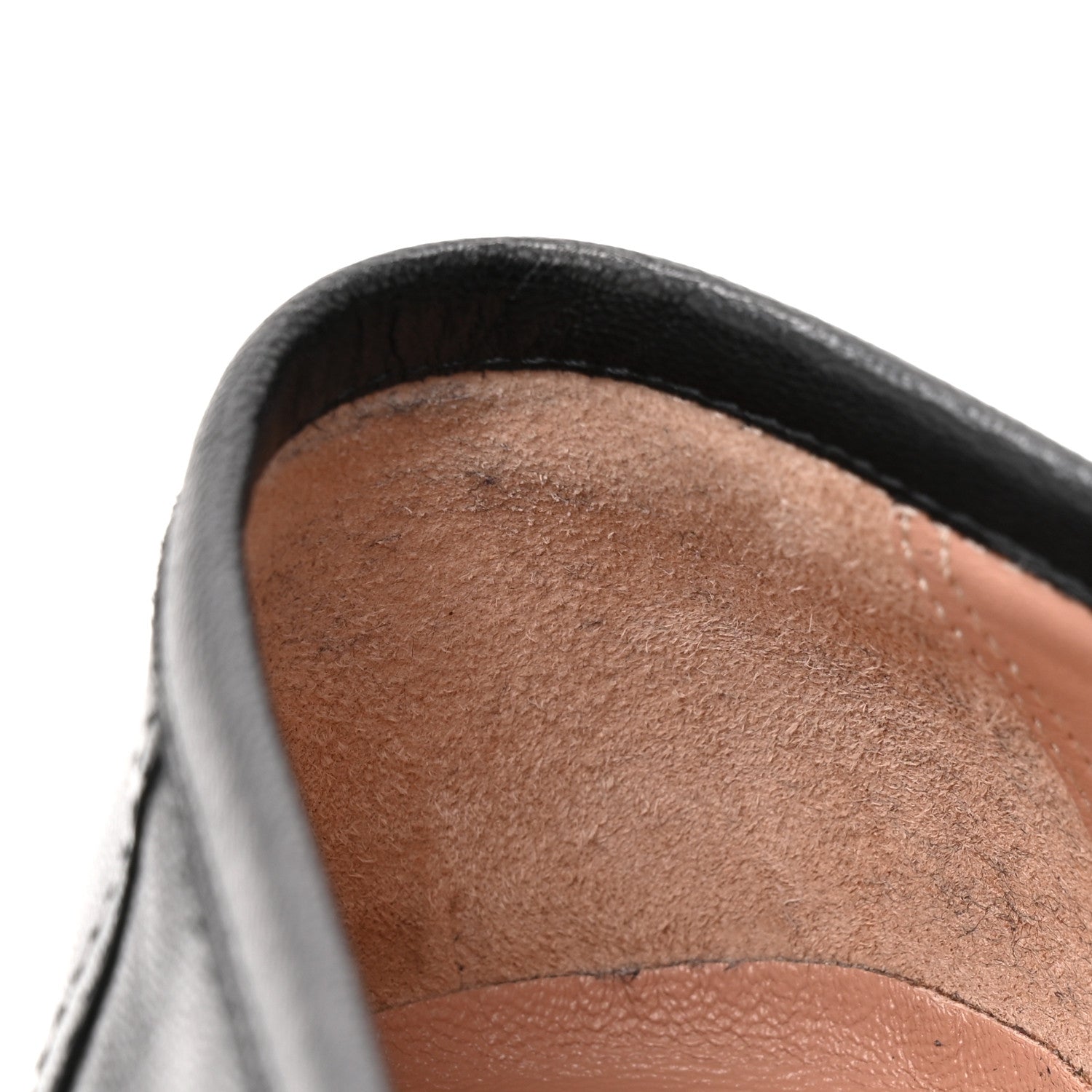 Goatskin Womens Paris Loafers 40 Black