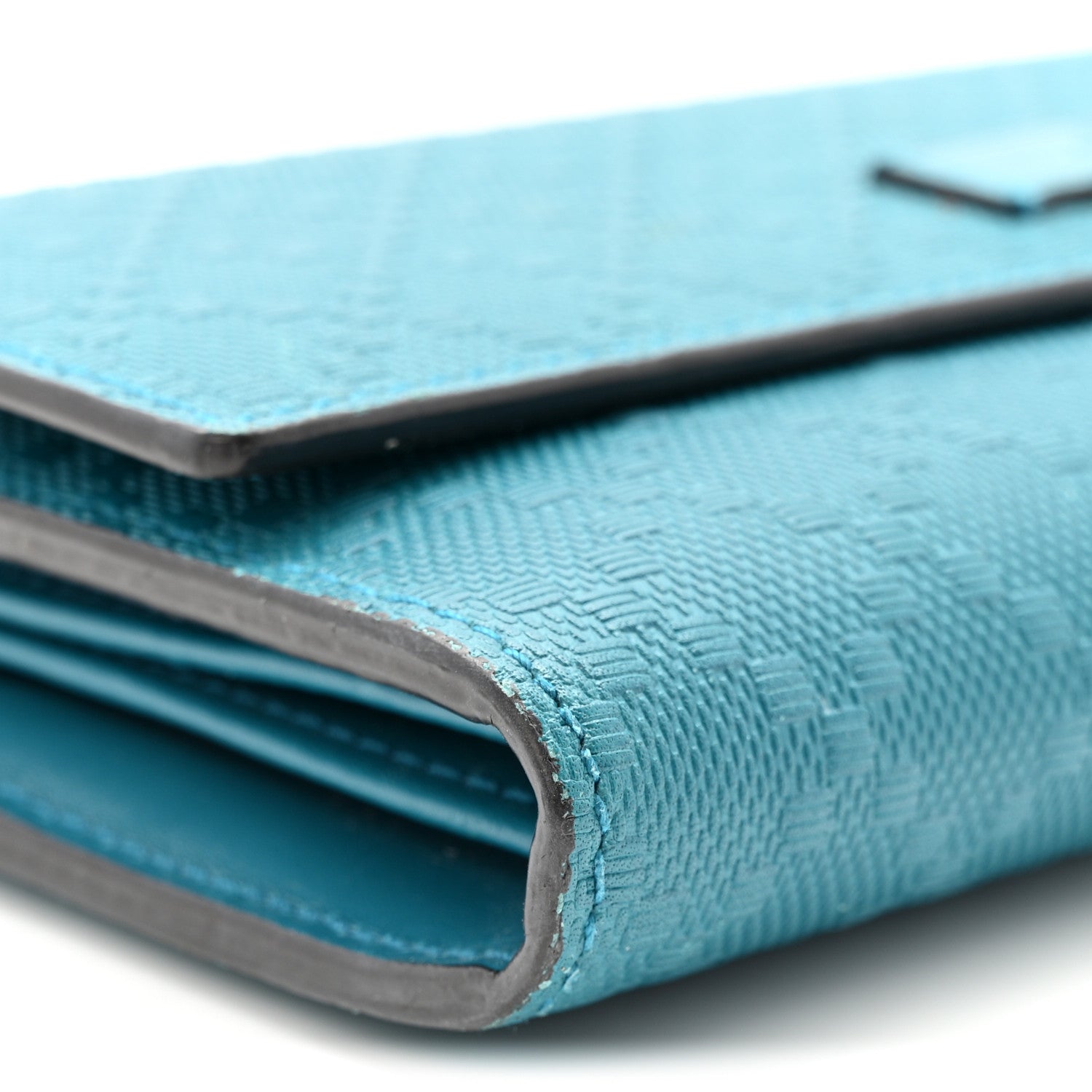 Bright Diamante Continental Wallet Turquoise
