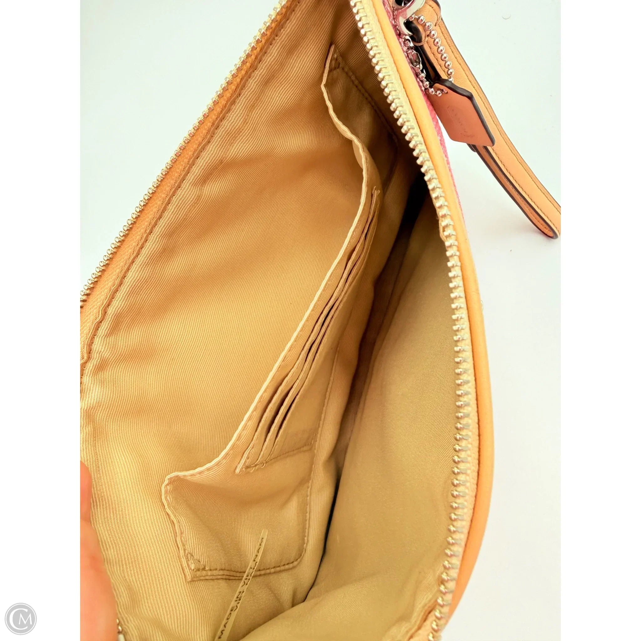 Wristlet Designer By Coach, Size: Large