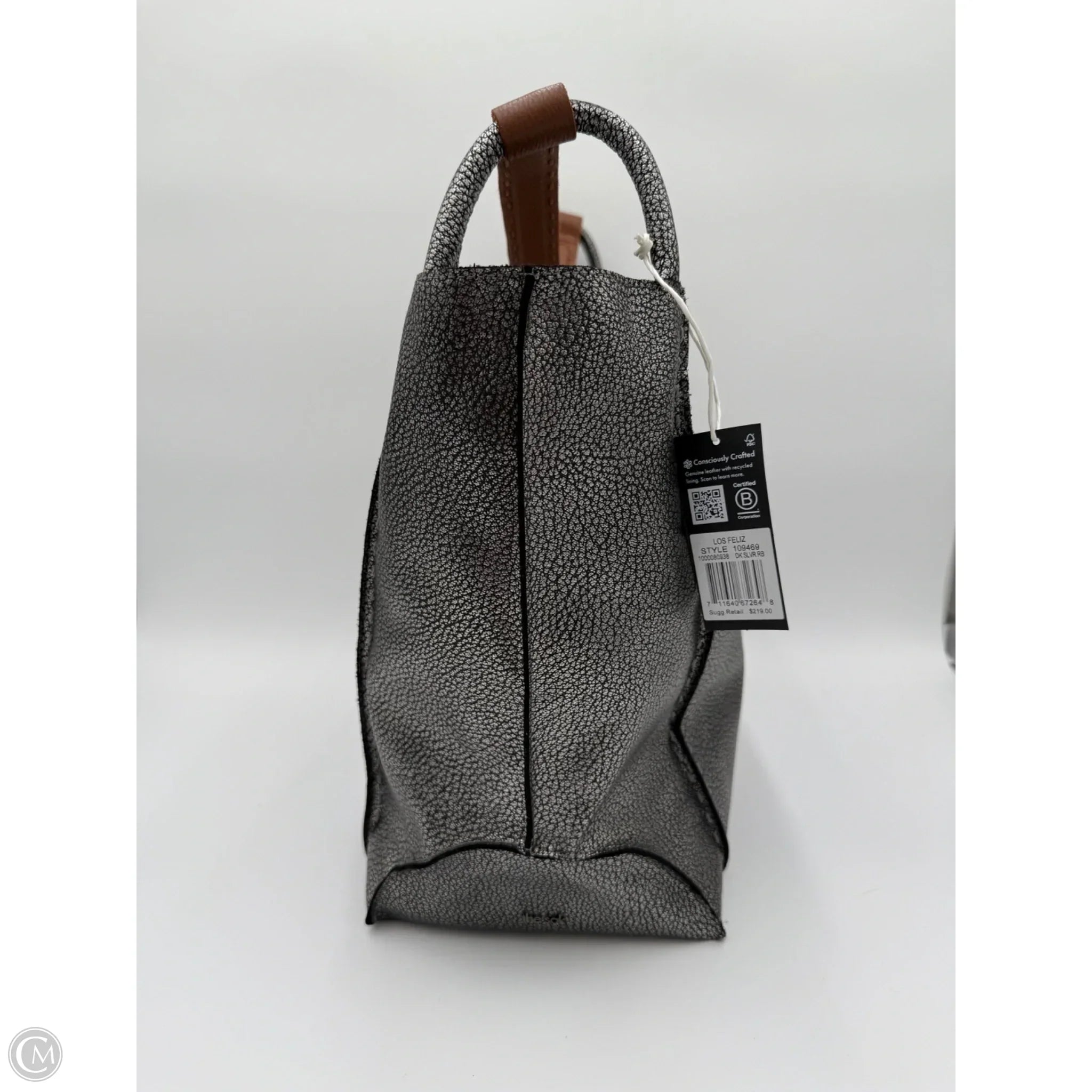 Handbag Leather By The Sak, Size: Large