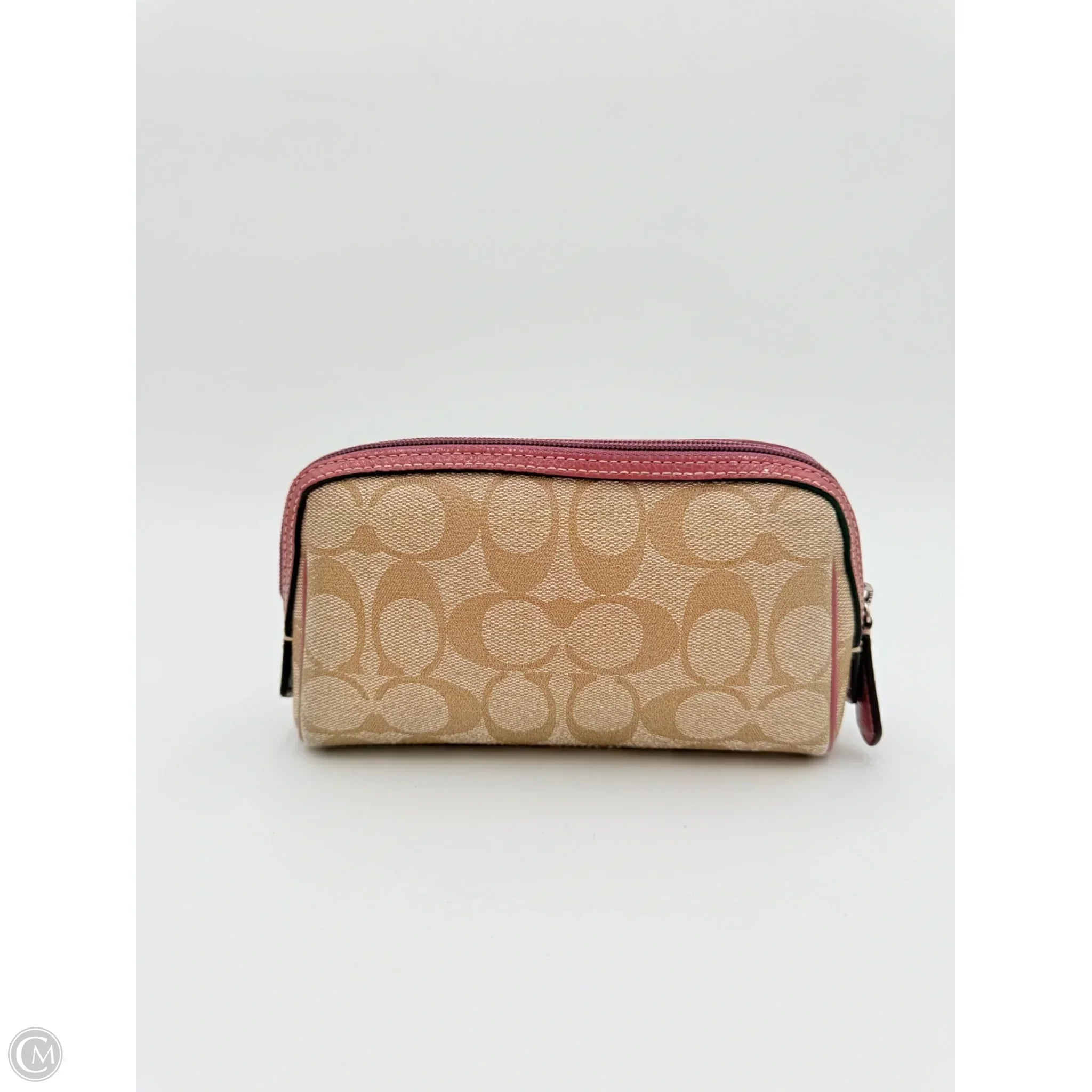 Makeup Bag Designer By Coach, Size: Medium
