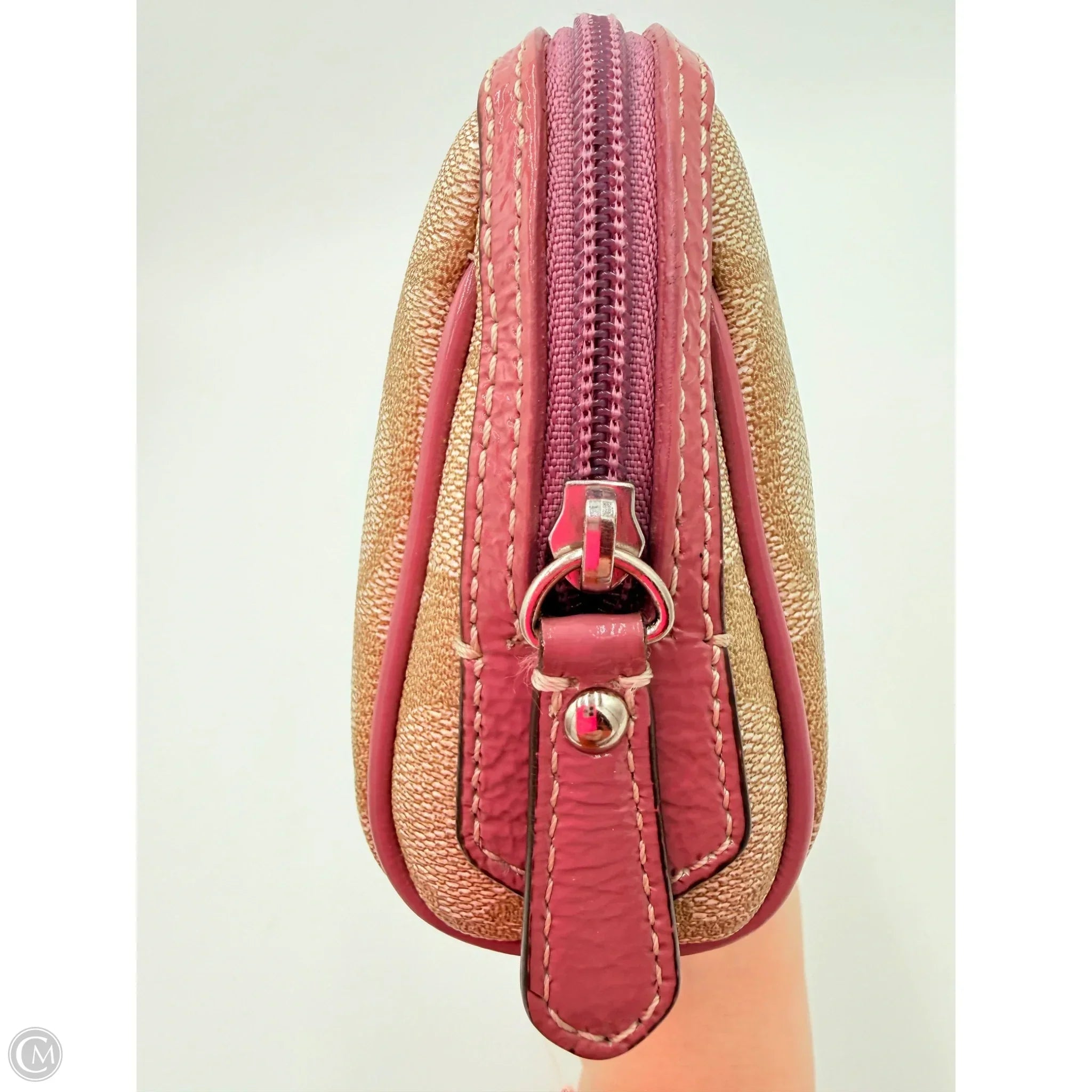 Makeup Bag Designer By Coach, Size: Medium