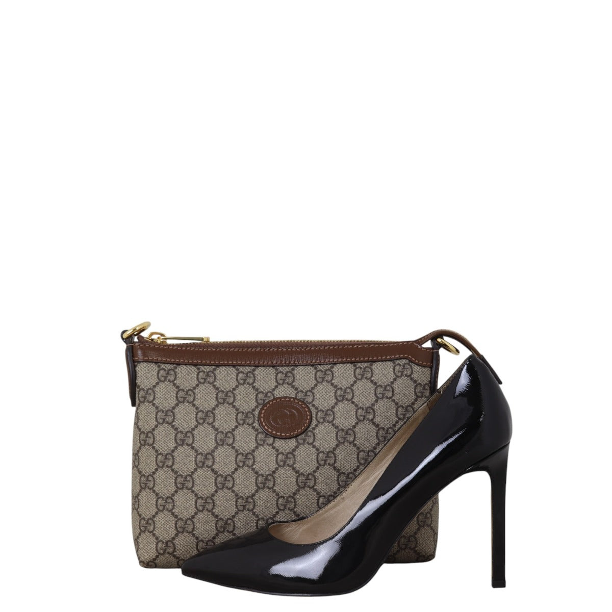 Gucci GG Supreme Interlocking G Messenger Bag