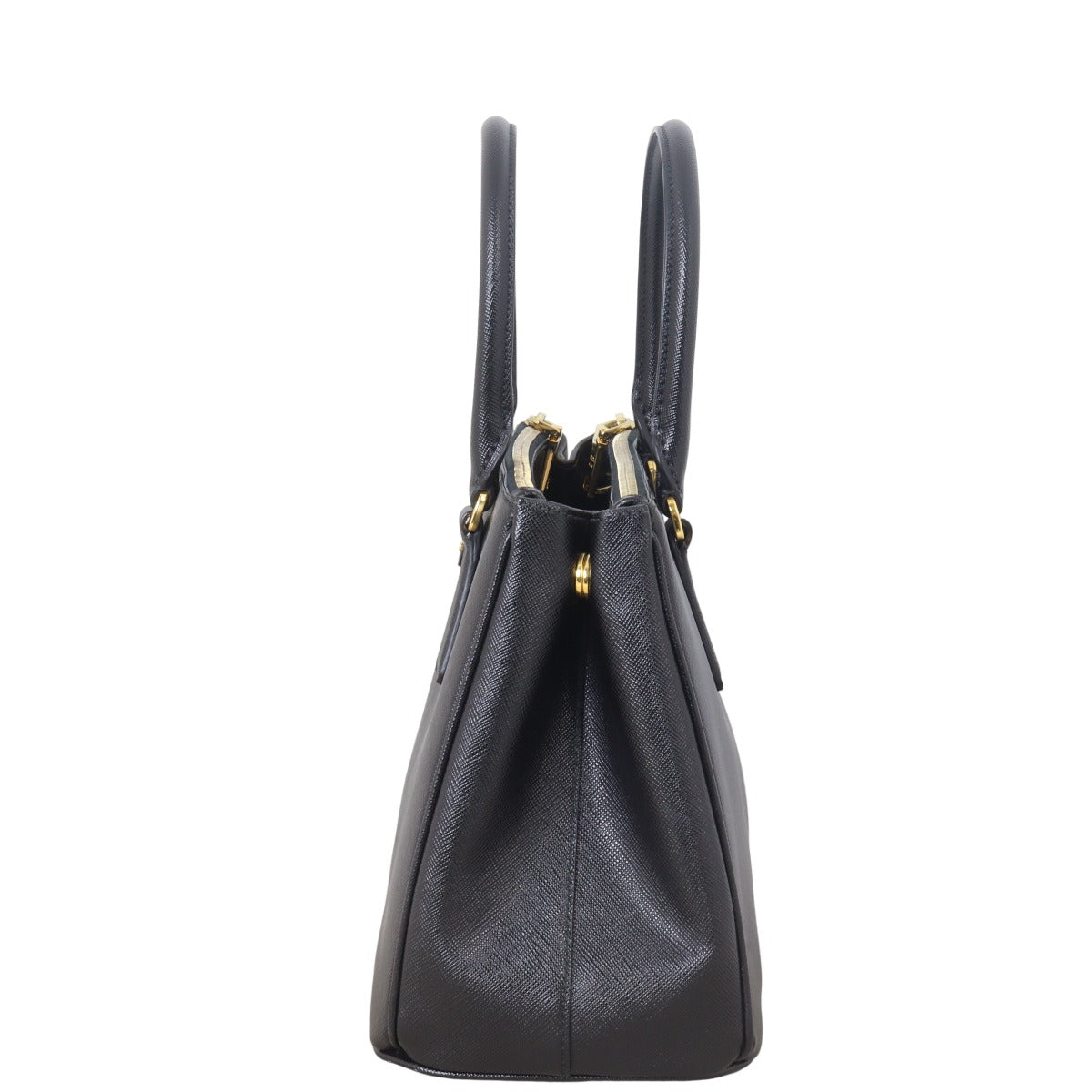 Prada Saffiano Lux Galleria Double Zip Tote Small