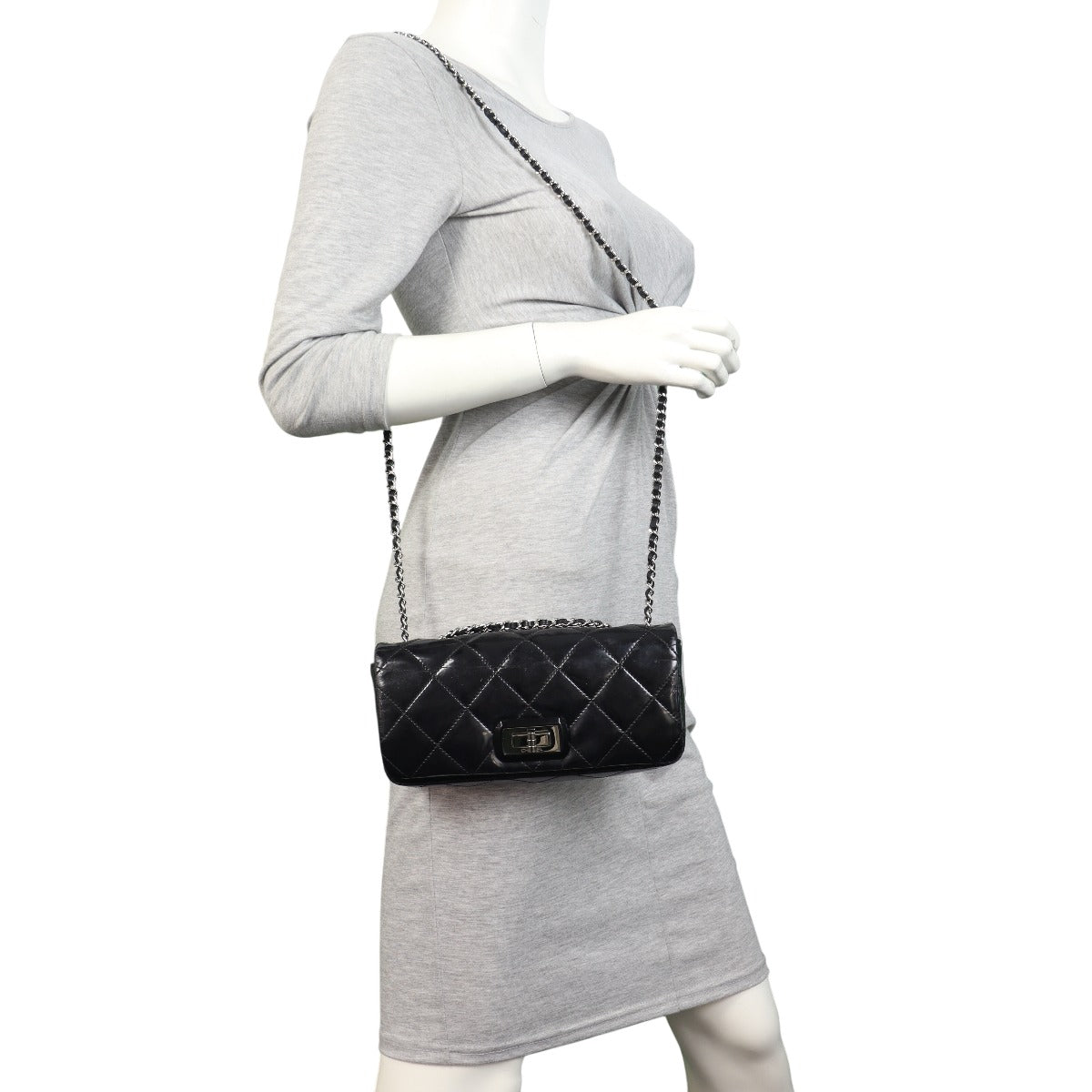 Chanel 2.55 Reissue East West Flap Bag Patent